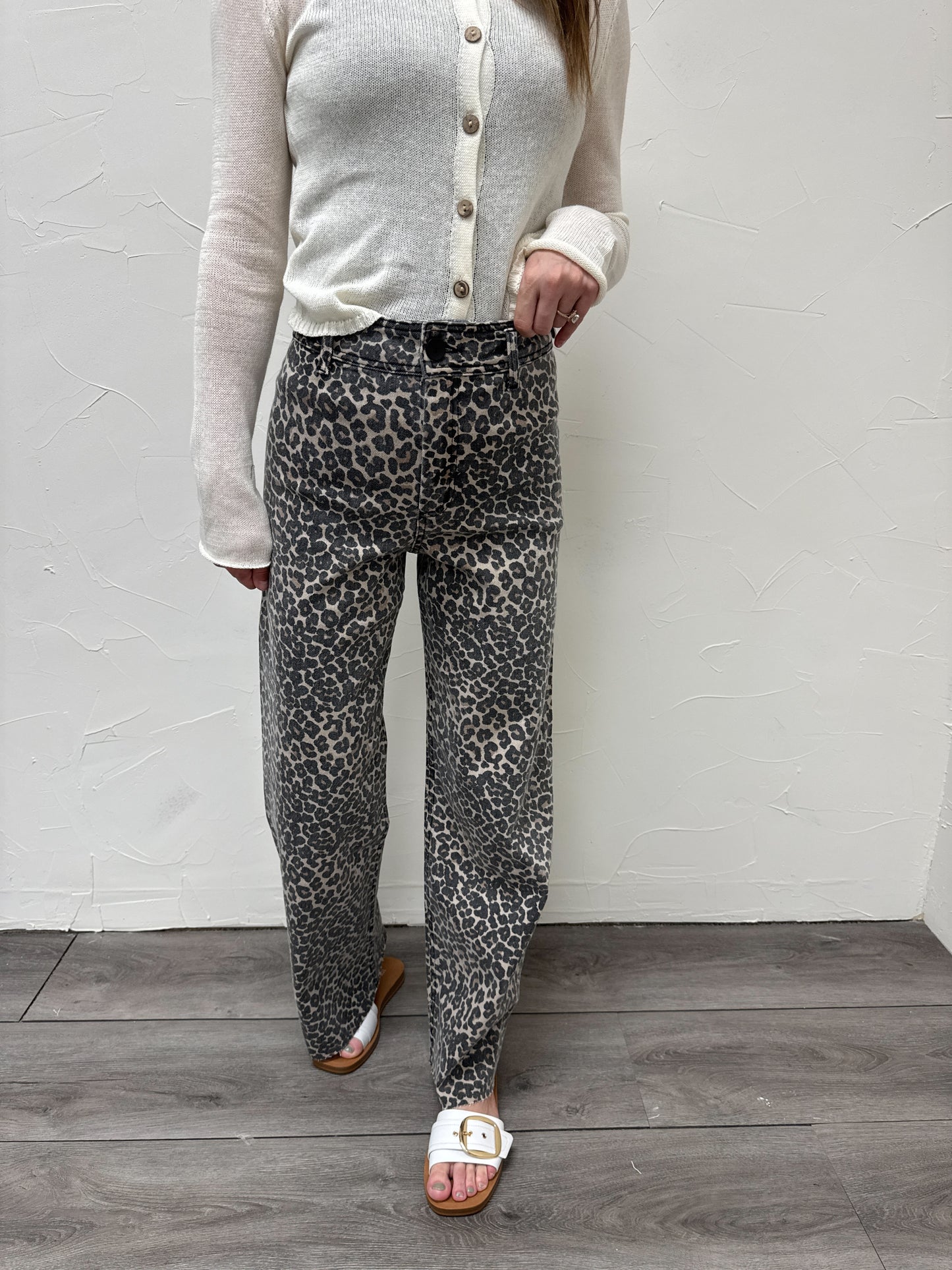 Cheetah Print Jeans