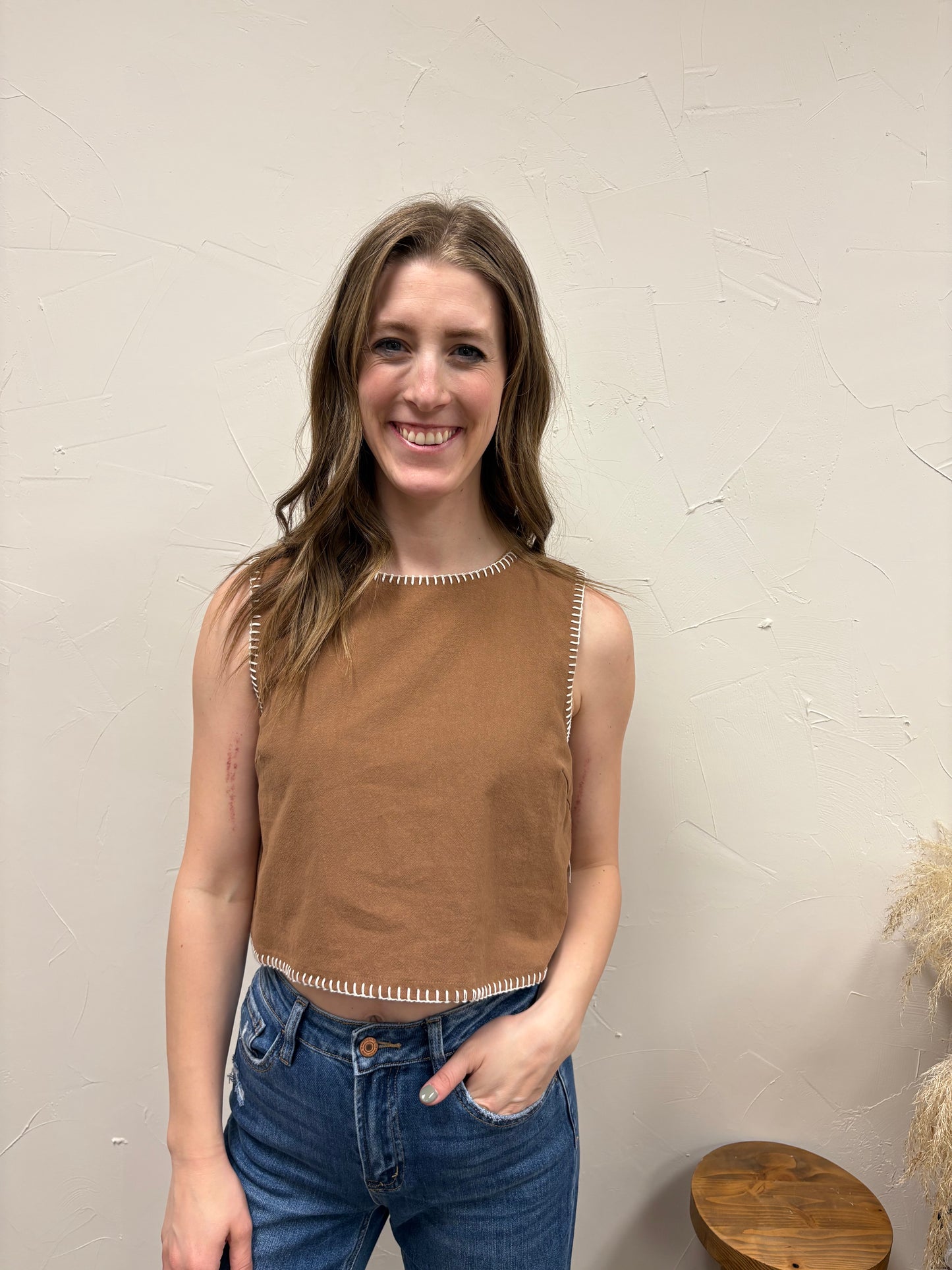 Whipstitch Tank Top