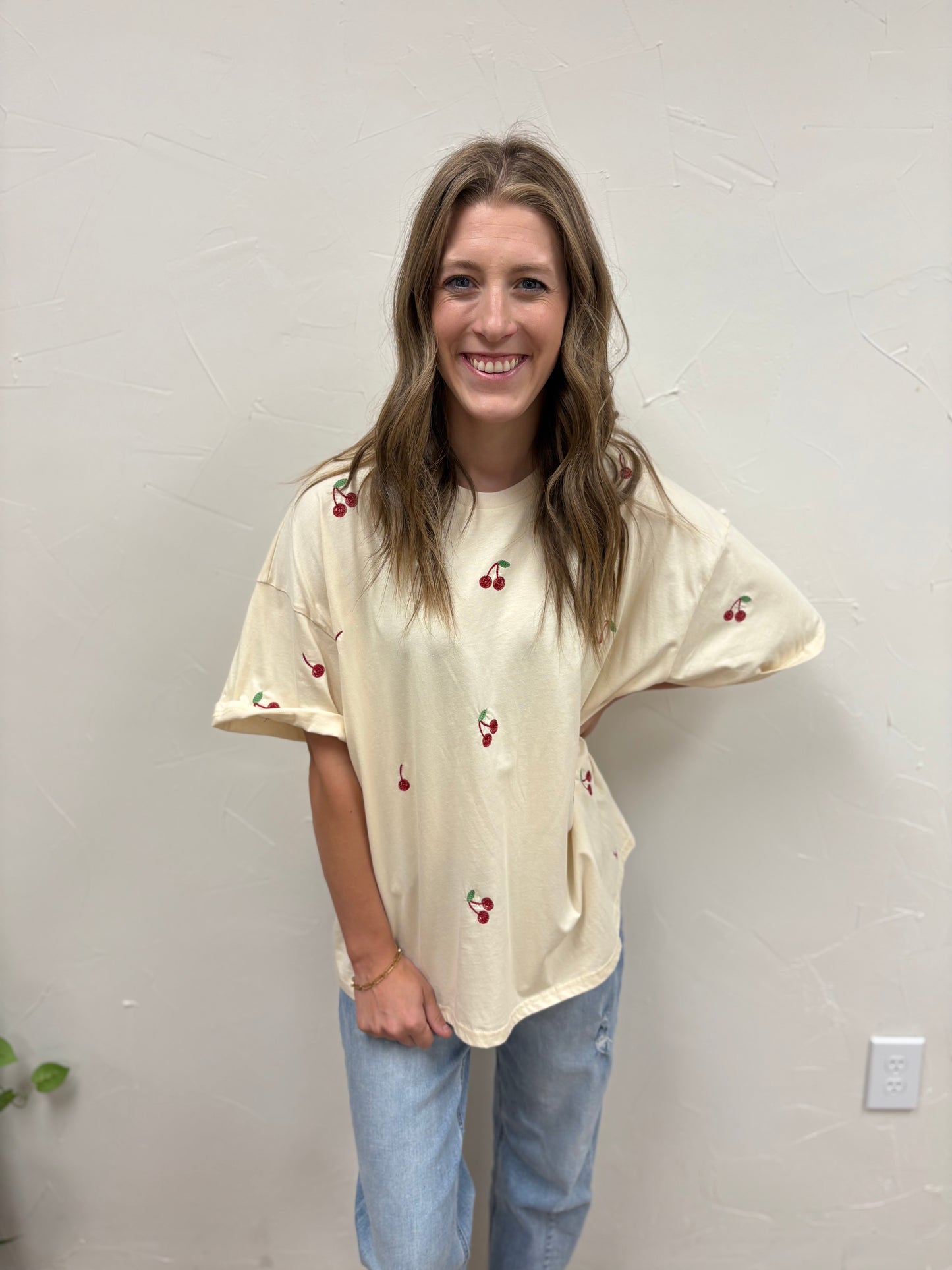 Cherry Oversized Tee