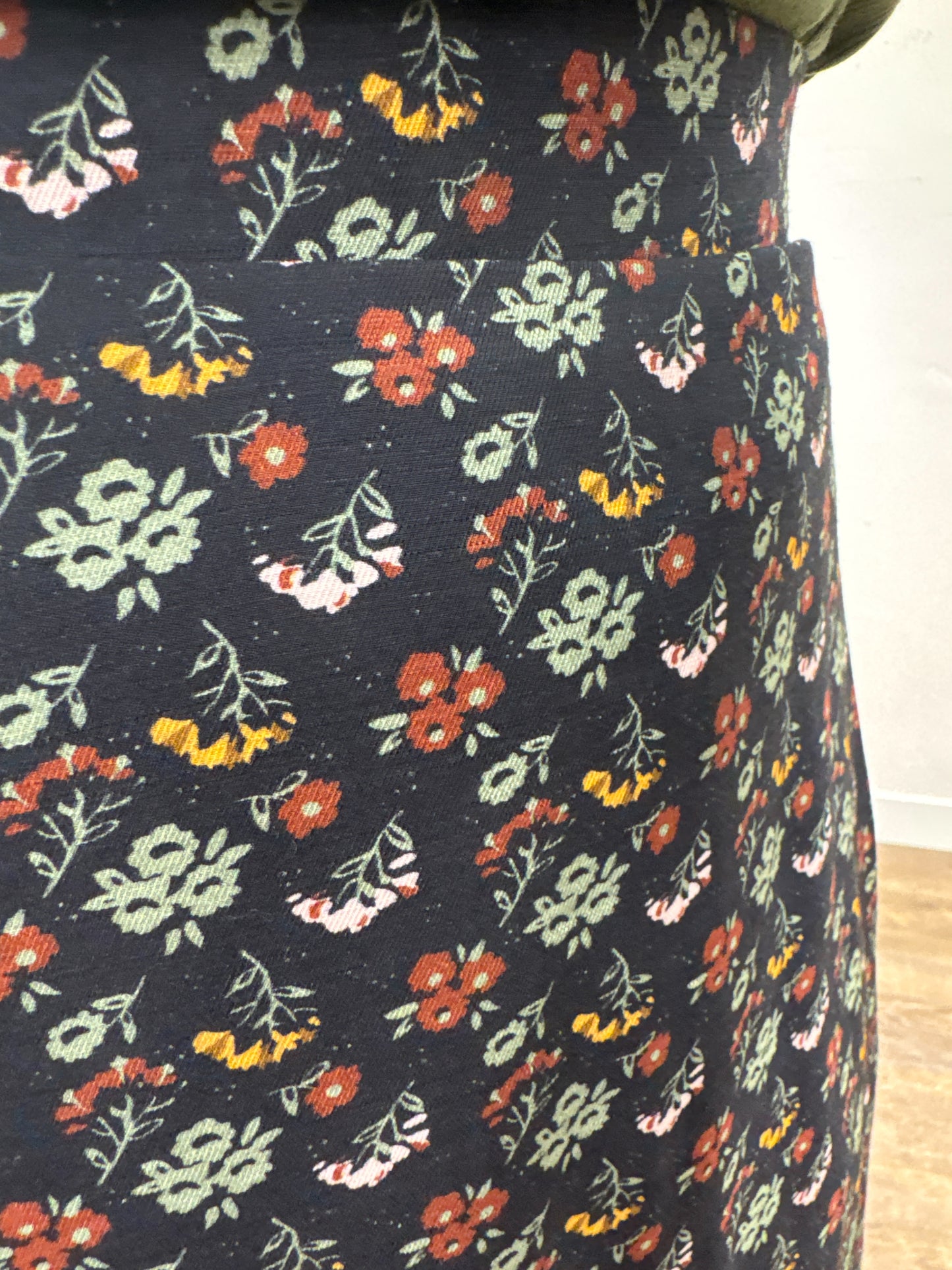 Floral Midi Skirt