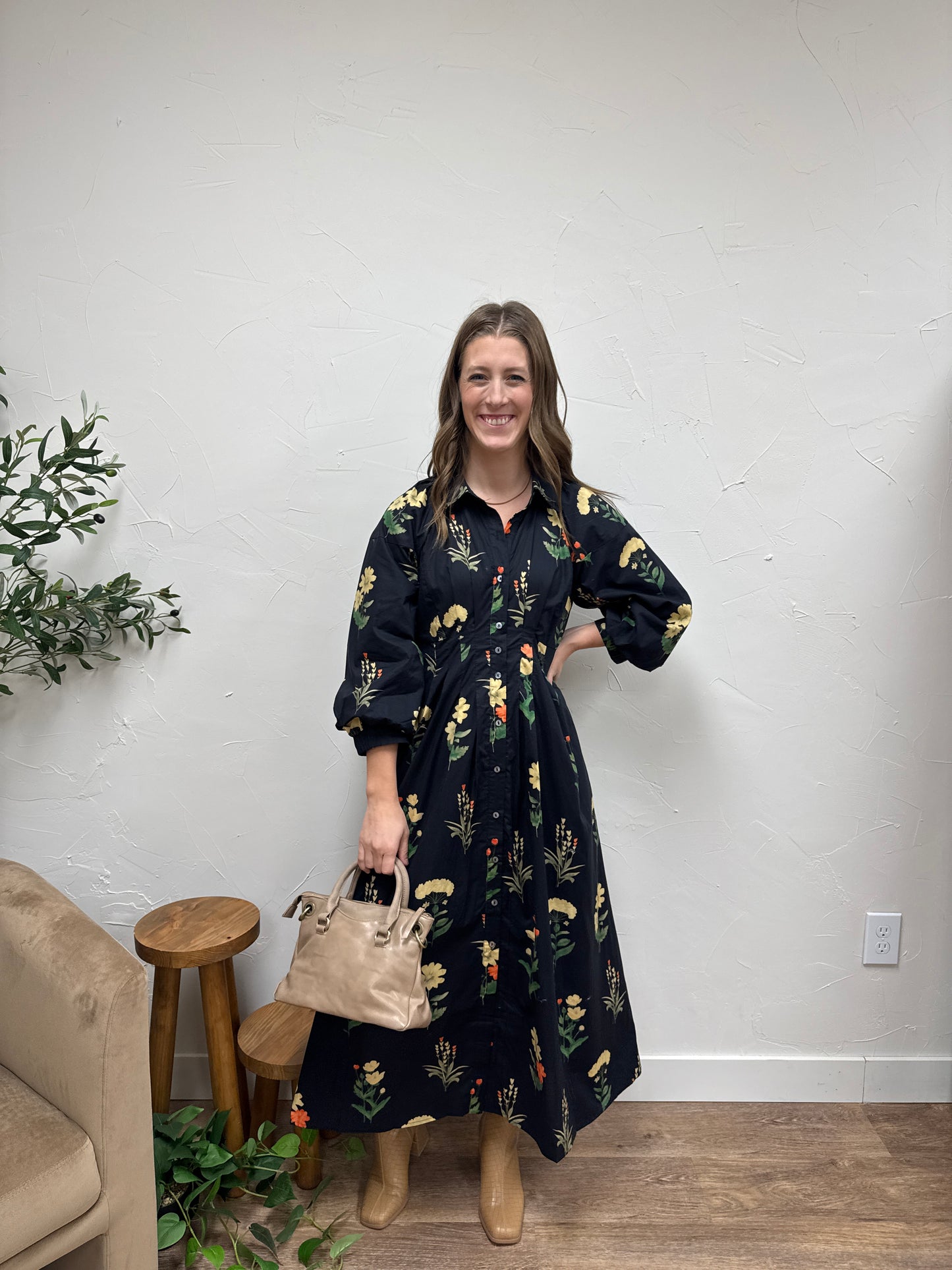 Floral Midi Dress