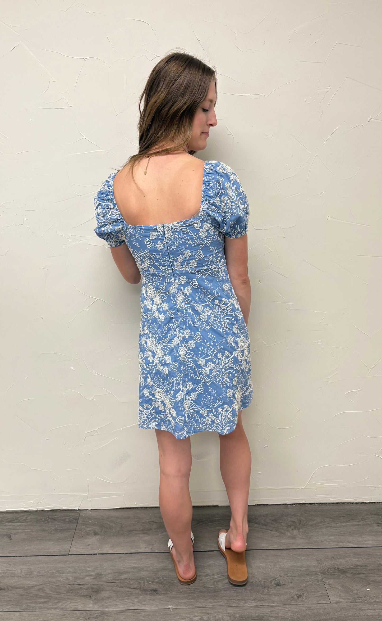 Isabella Mini Puff Sleeve Dress