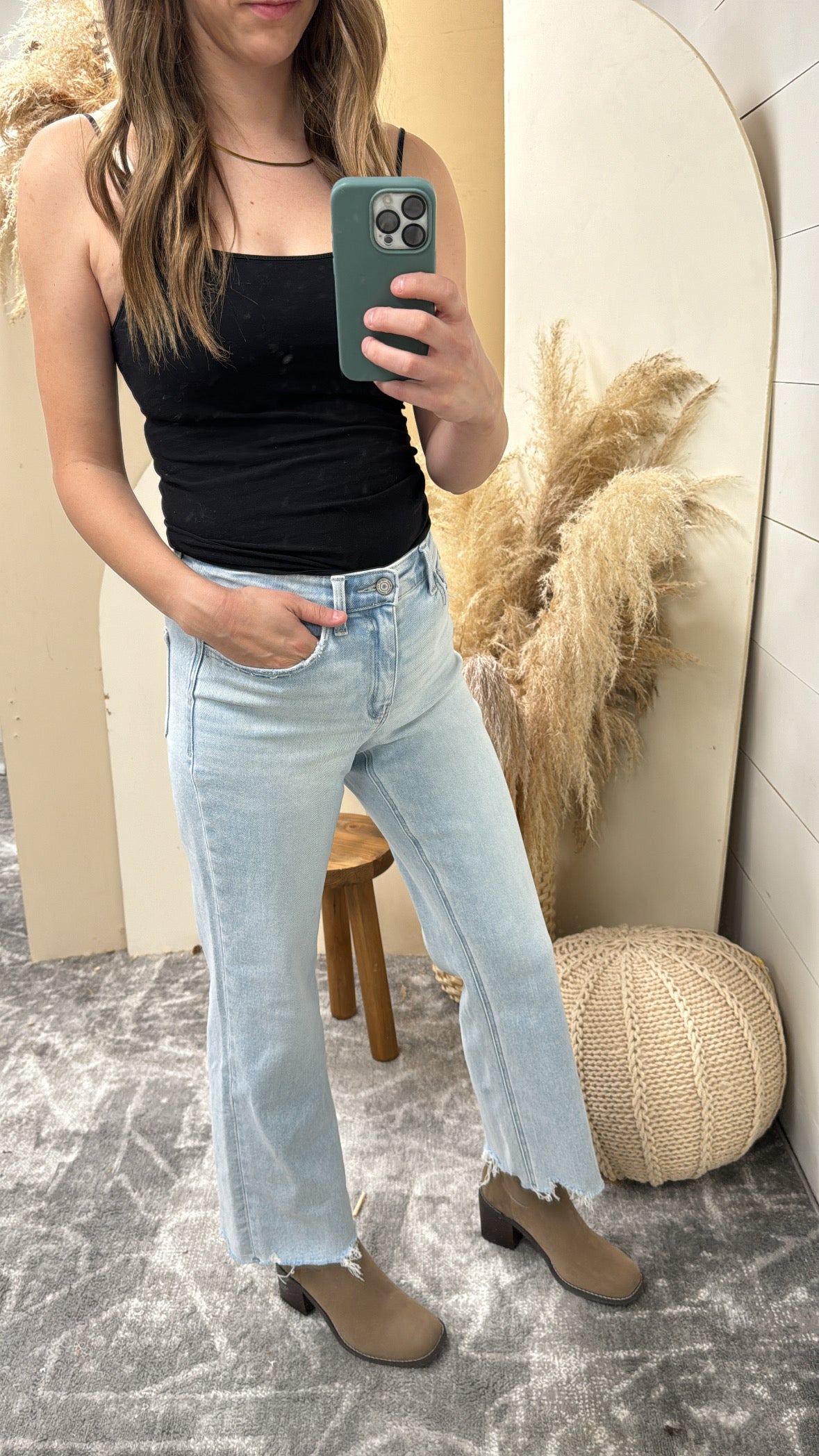 High Rise Slim Wide - Three:Twelve Boutique
