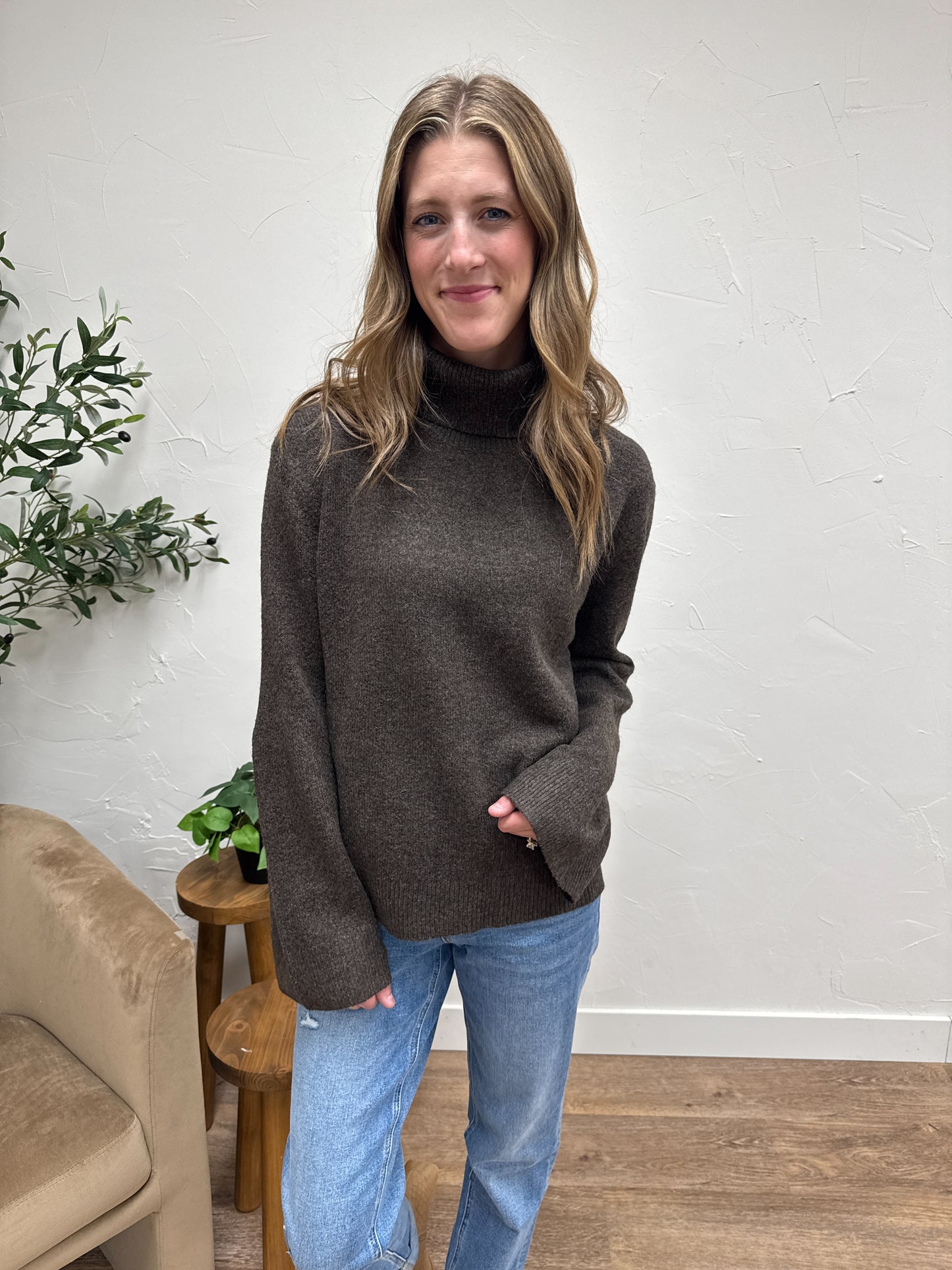 High Collar Neck Sweater