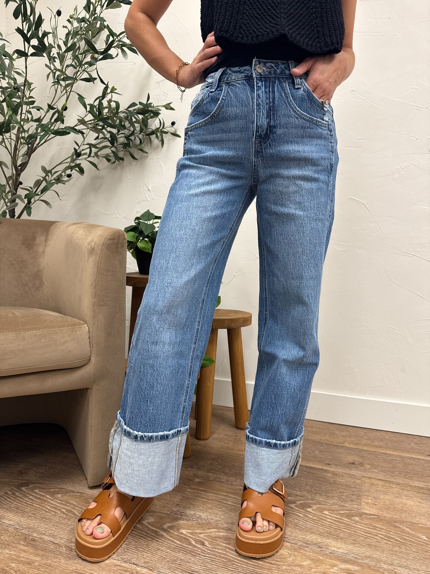High Rise Baggy Wide