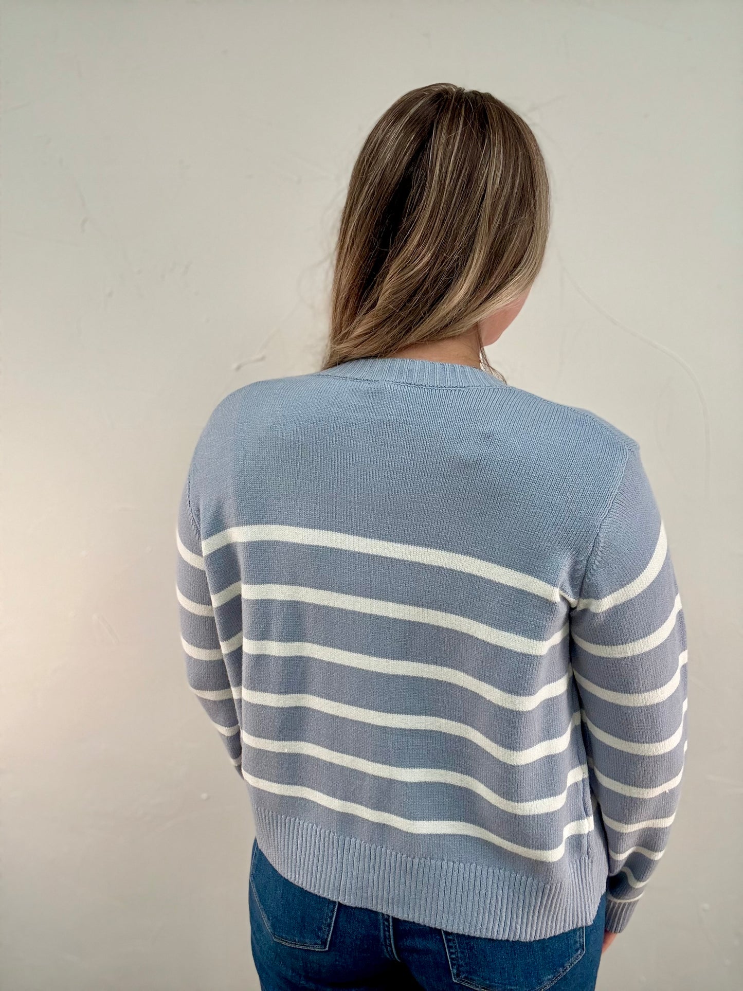 Striped Cami + Cardigan Set