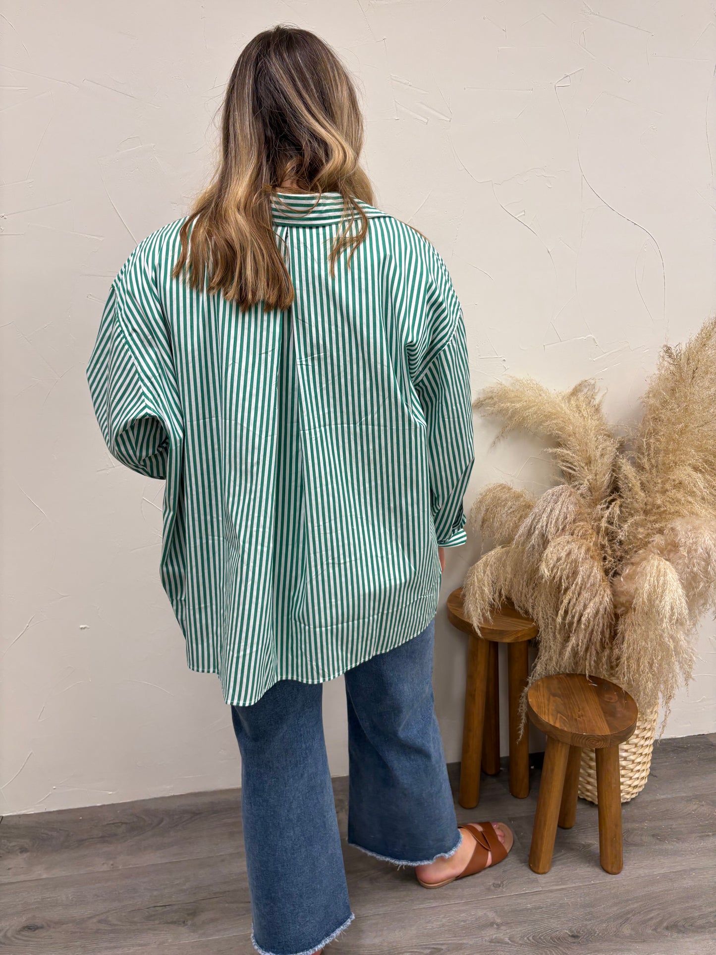Luna Oversized Stripe Shirt