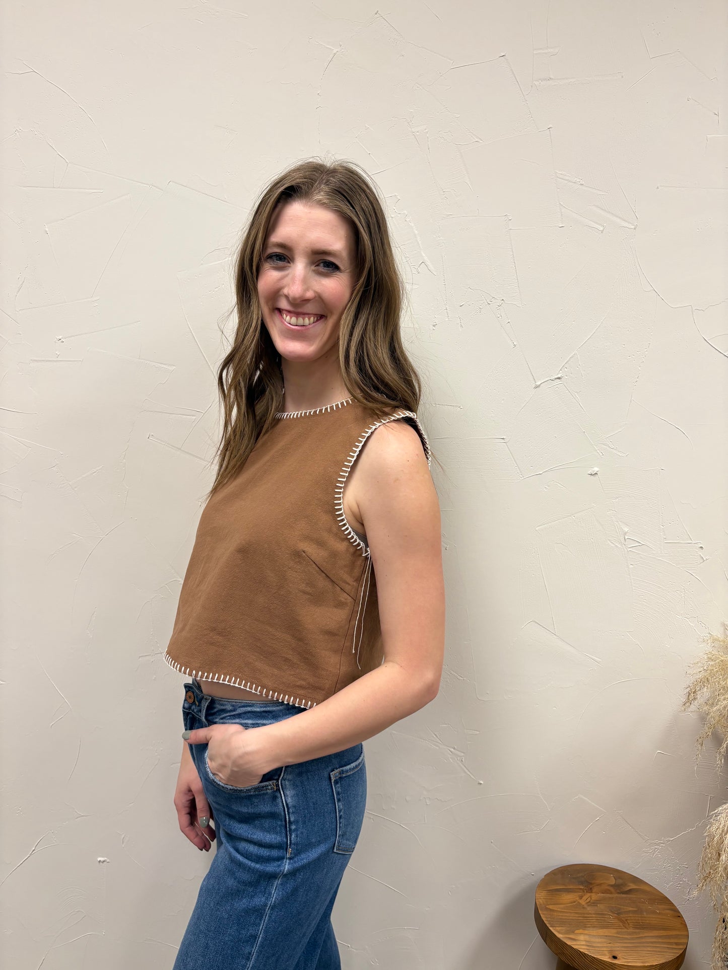Whipstitch Tank Top