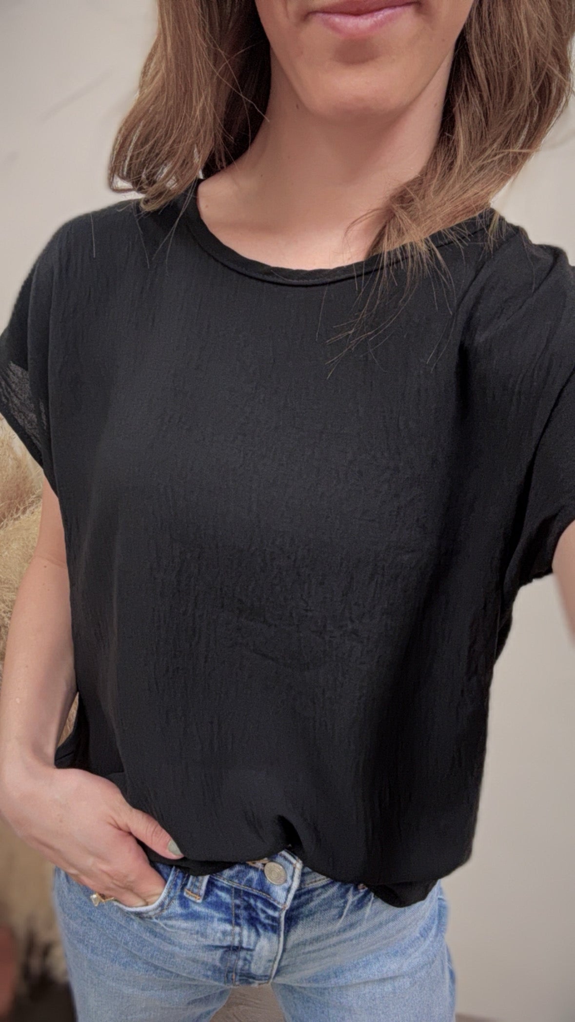 Short Sleeve Basic Top