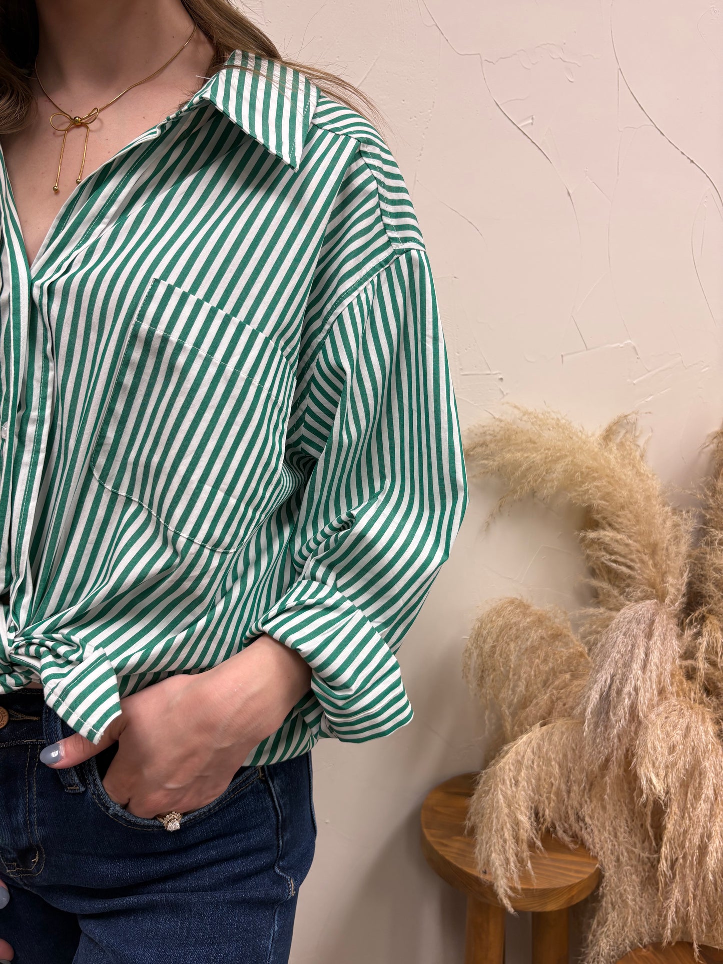Luna Oversized Stripe Shirt