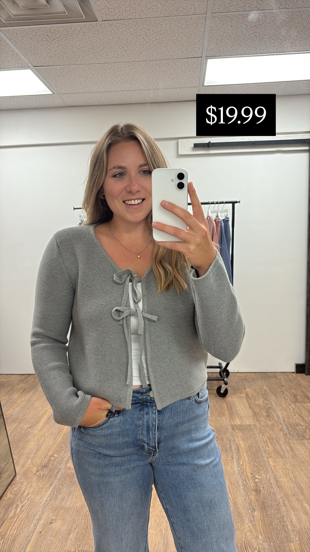 Tie Front Sweater Cardigan