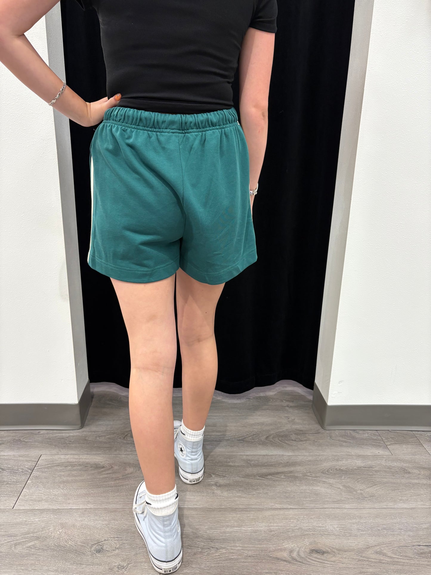 Side Stripe French Terry Shorts