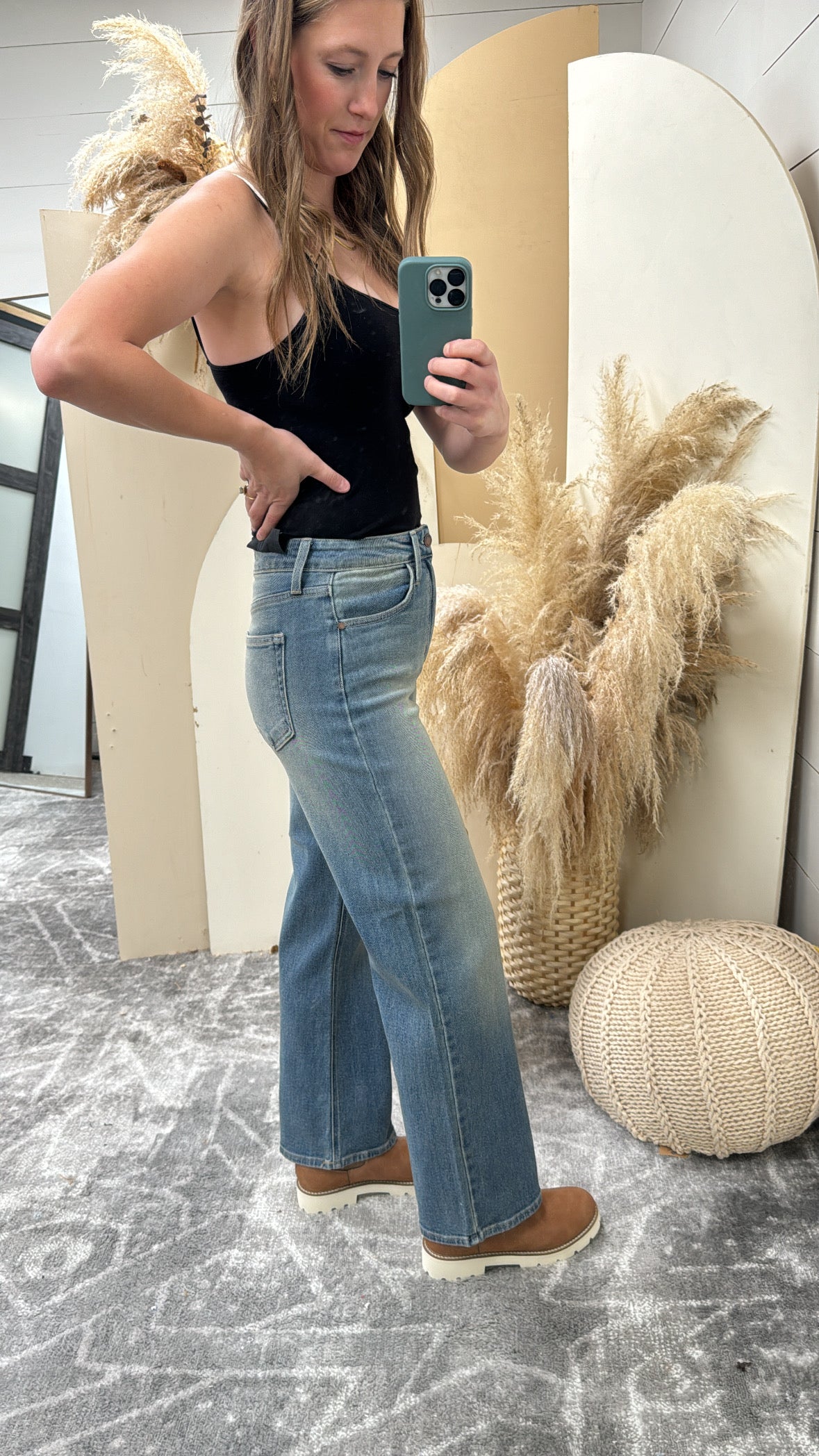 High Rise Full Length Straight - Three:Twelve Boutique