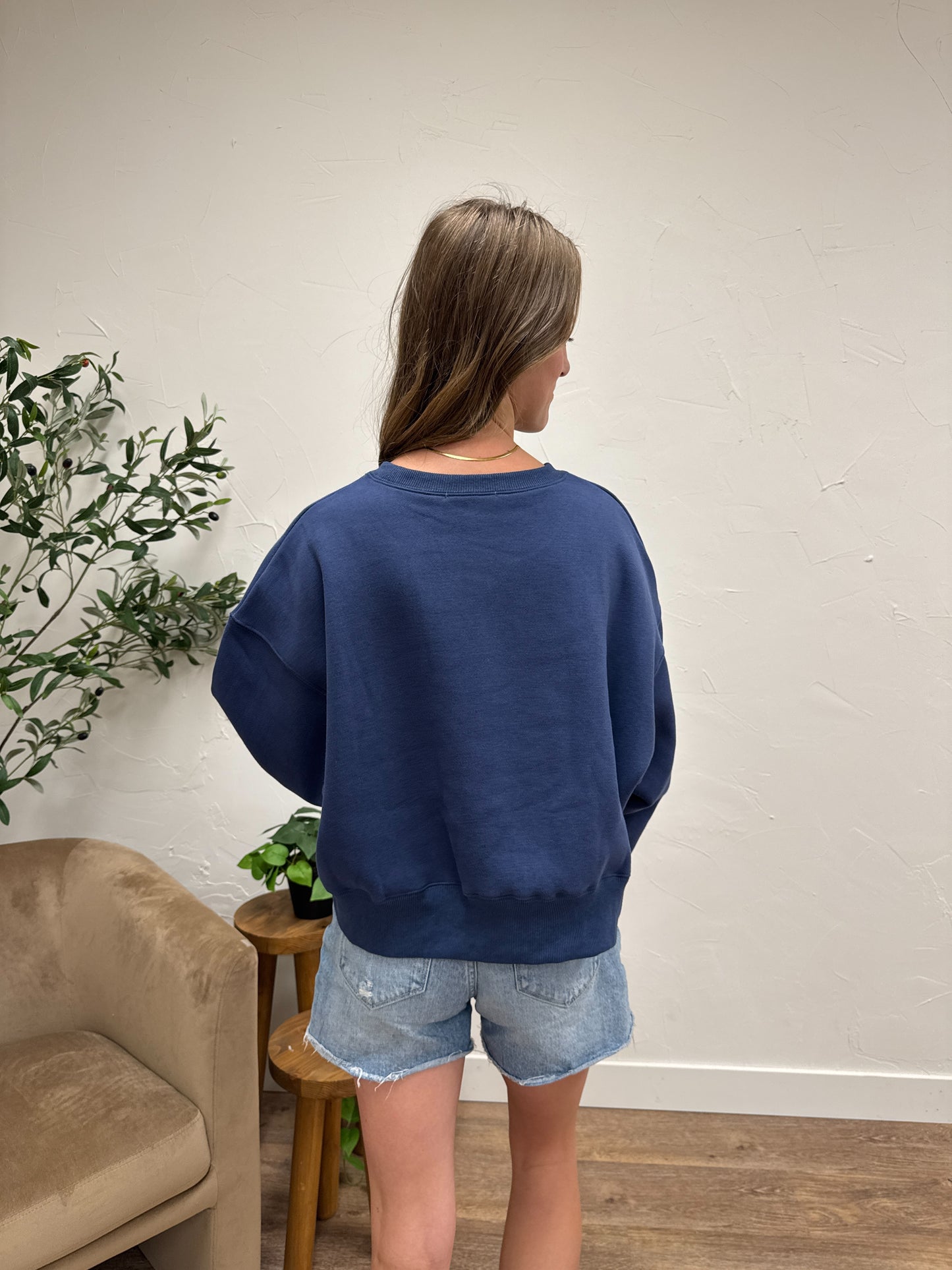 Pray Puff Print Sweatshirt