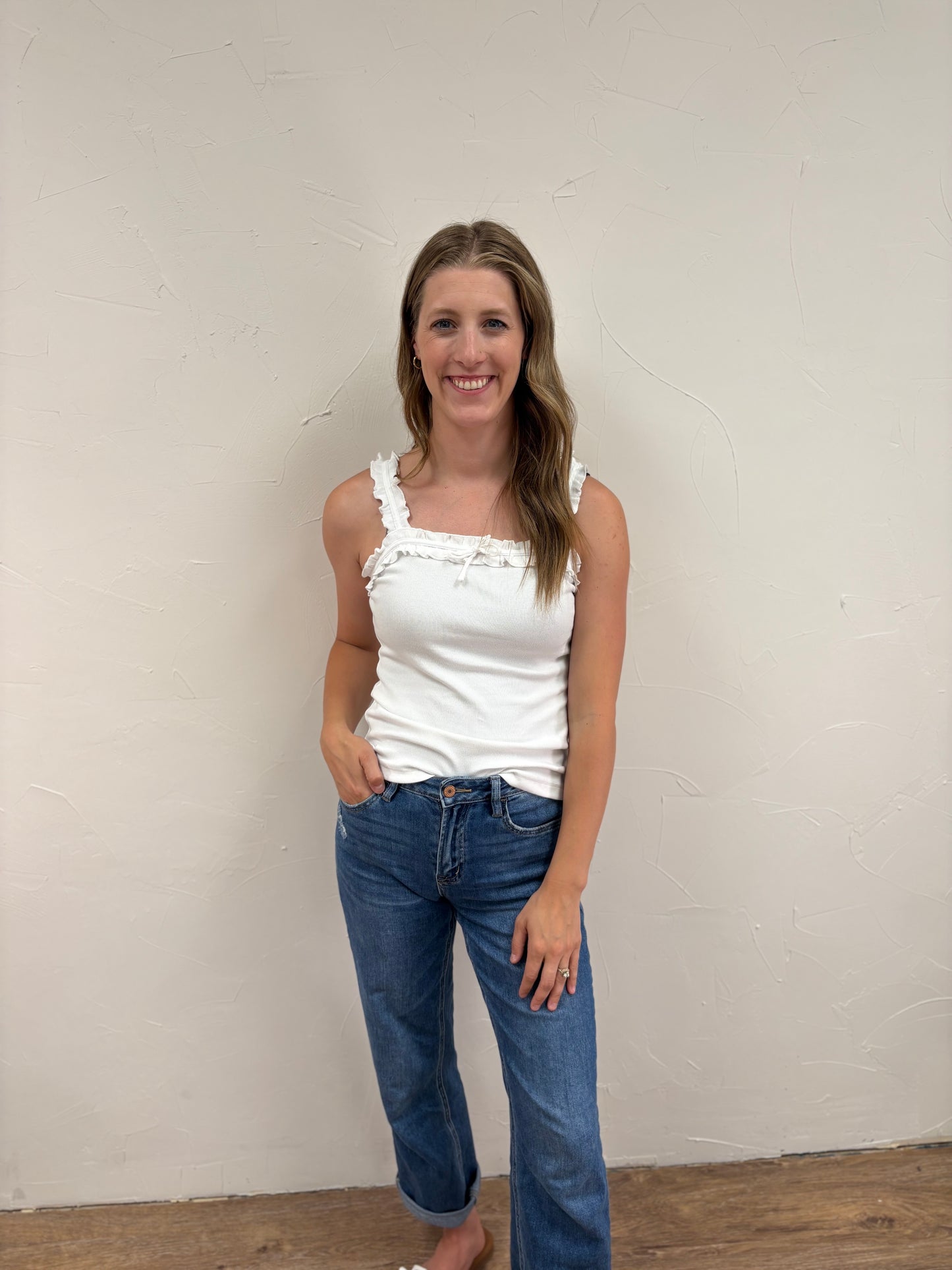 Ruffled Cami Top