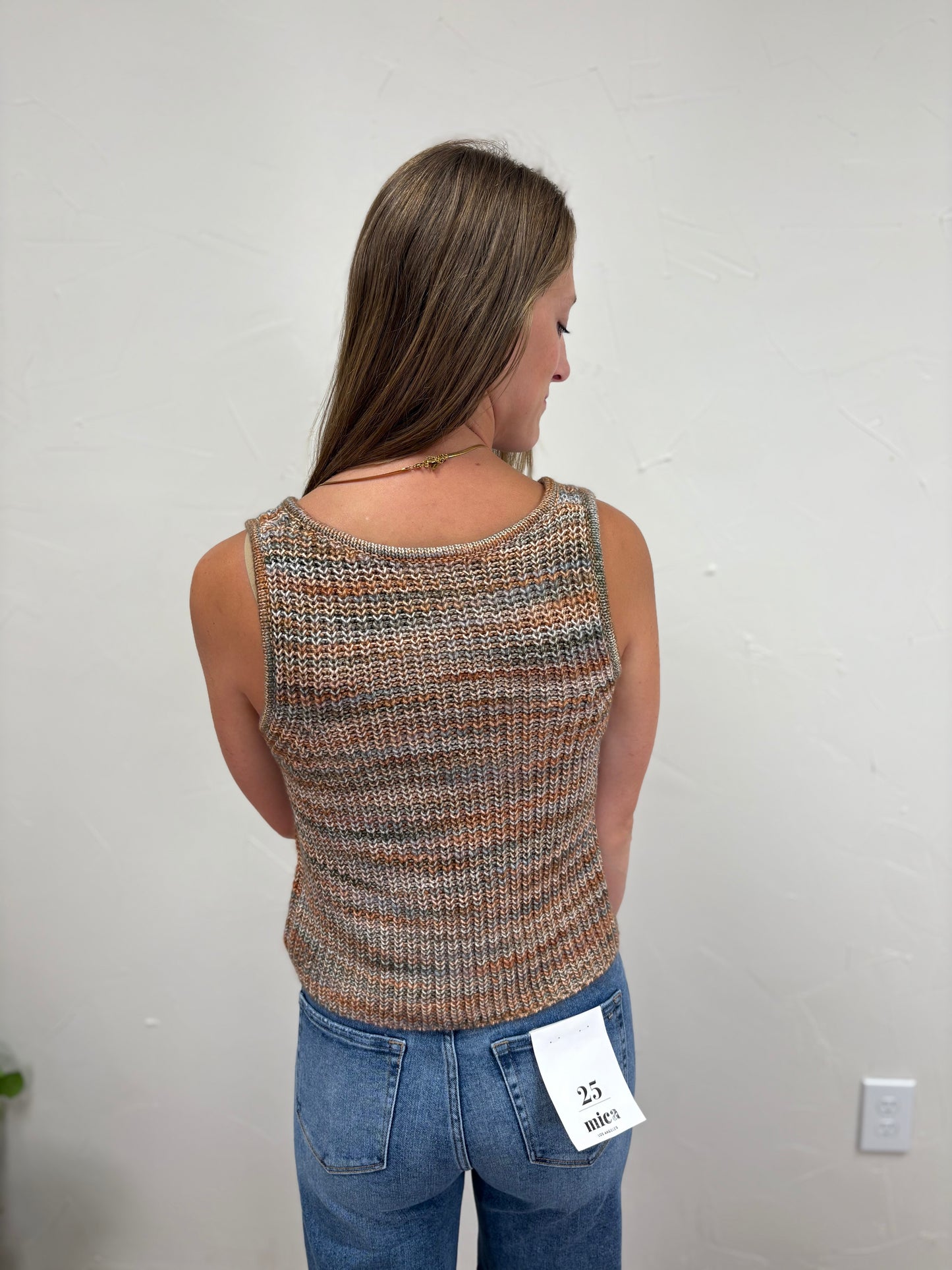 V Neck Knit Top