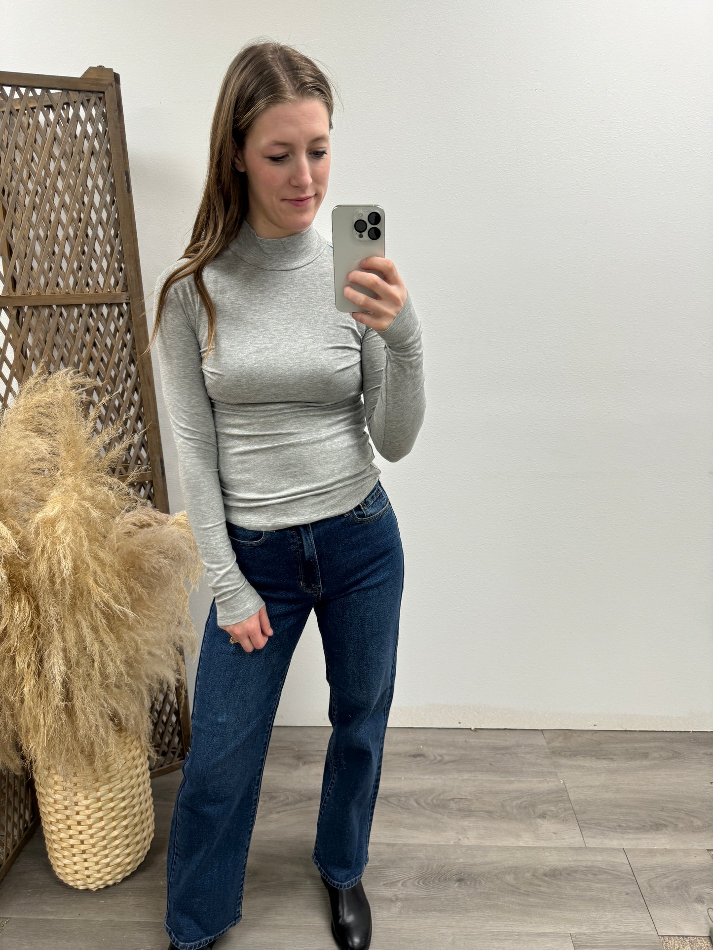 Turtle Neck Top - Three:Twelve Boutique