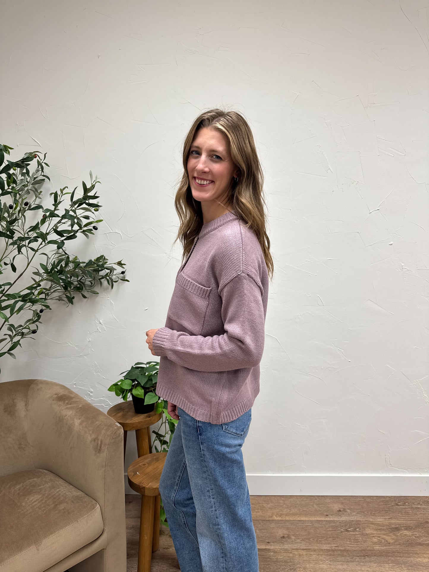 Button Down Sweater Jacket