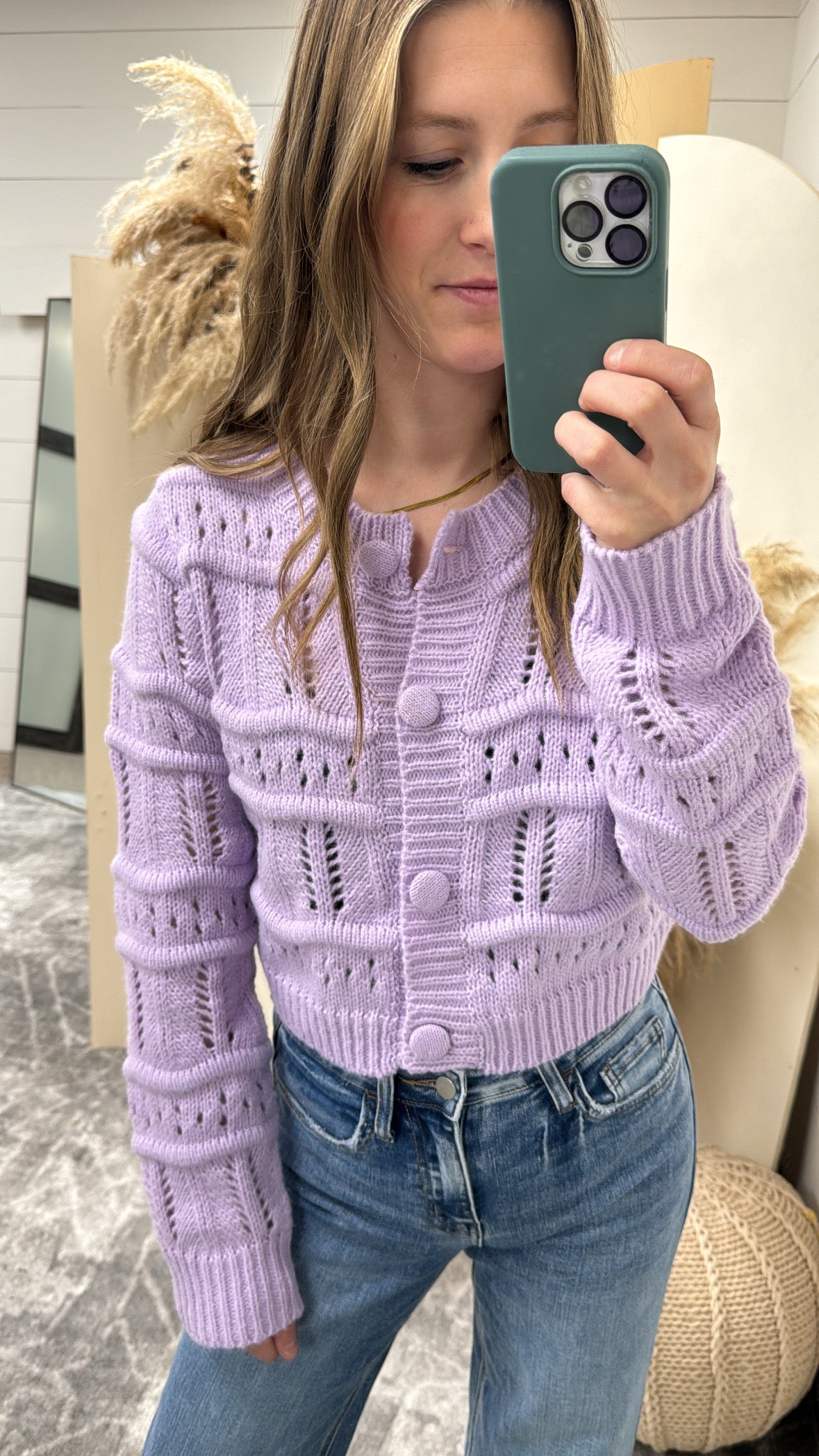 Chunky Knit Wave Detail Sweater - Three:Twelve Boutique