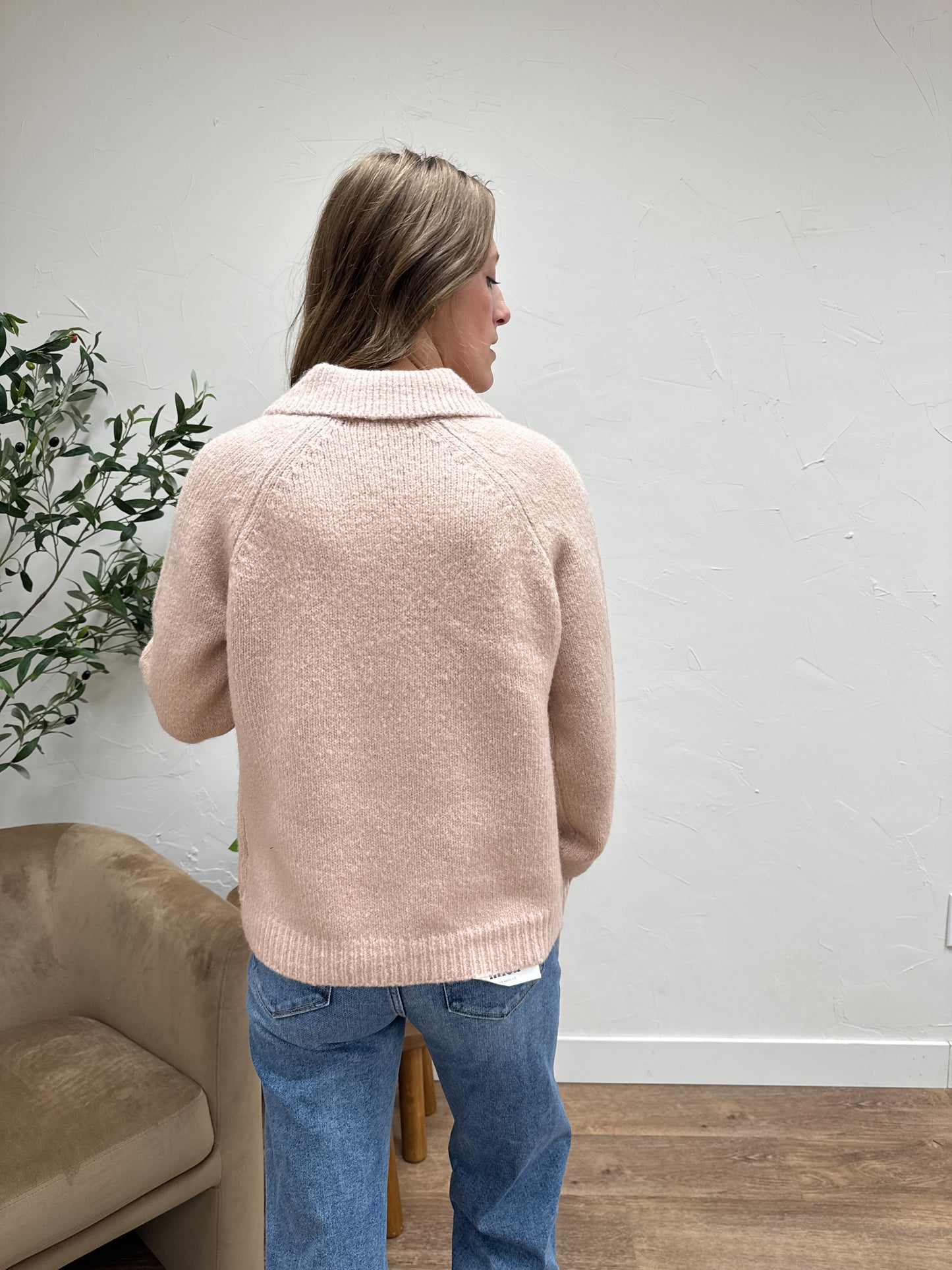 Chunky Yarn Sweater Jacket