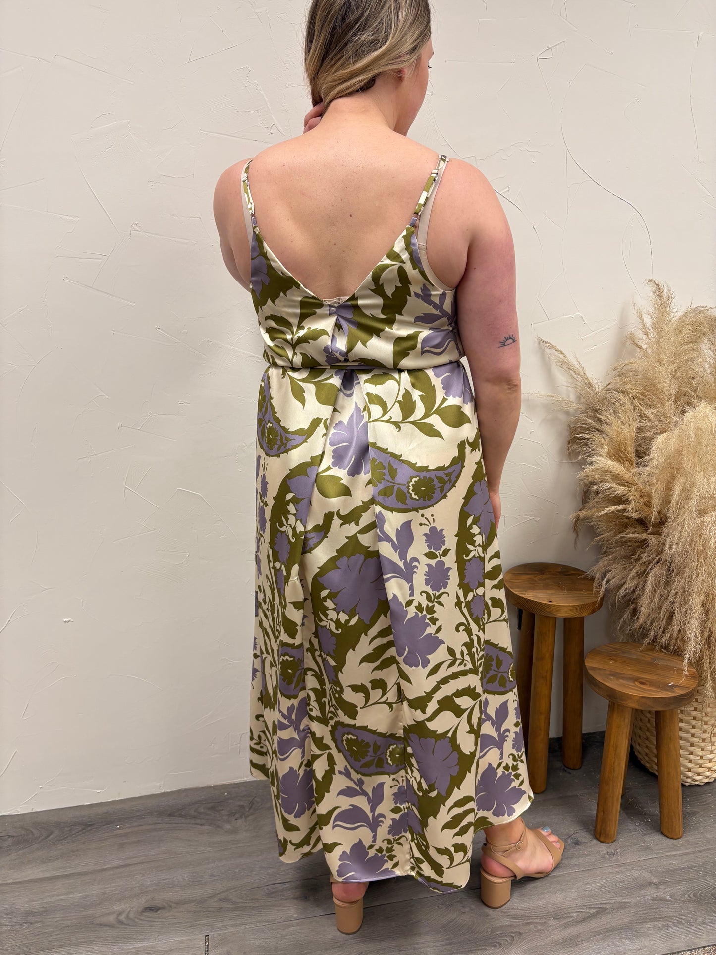 Tank Top Midi Dress with Belt