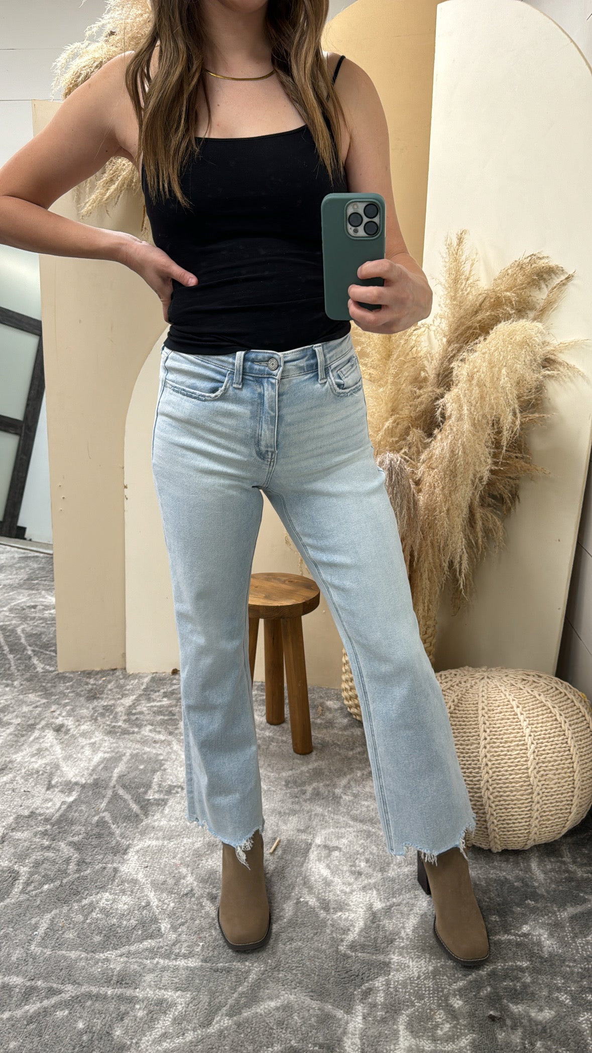 High Rise Slim Wide - Three:Twelve Boutique