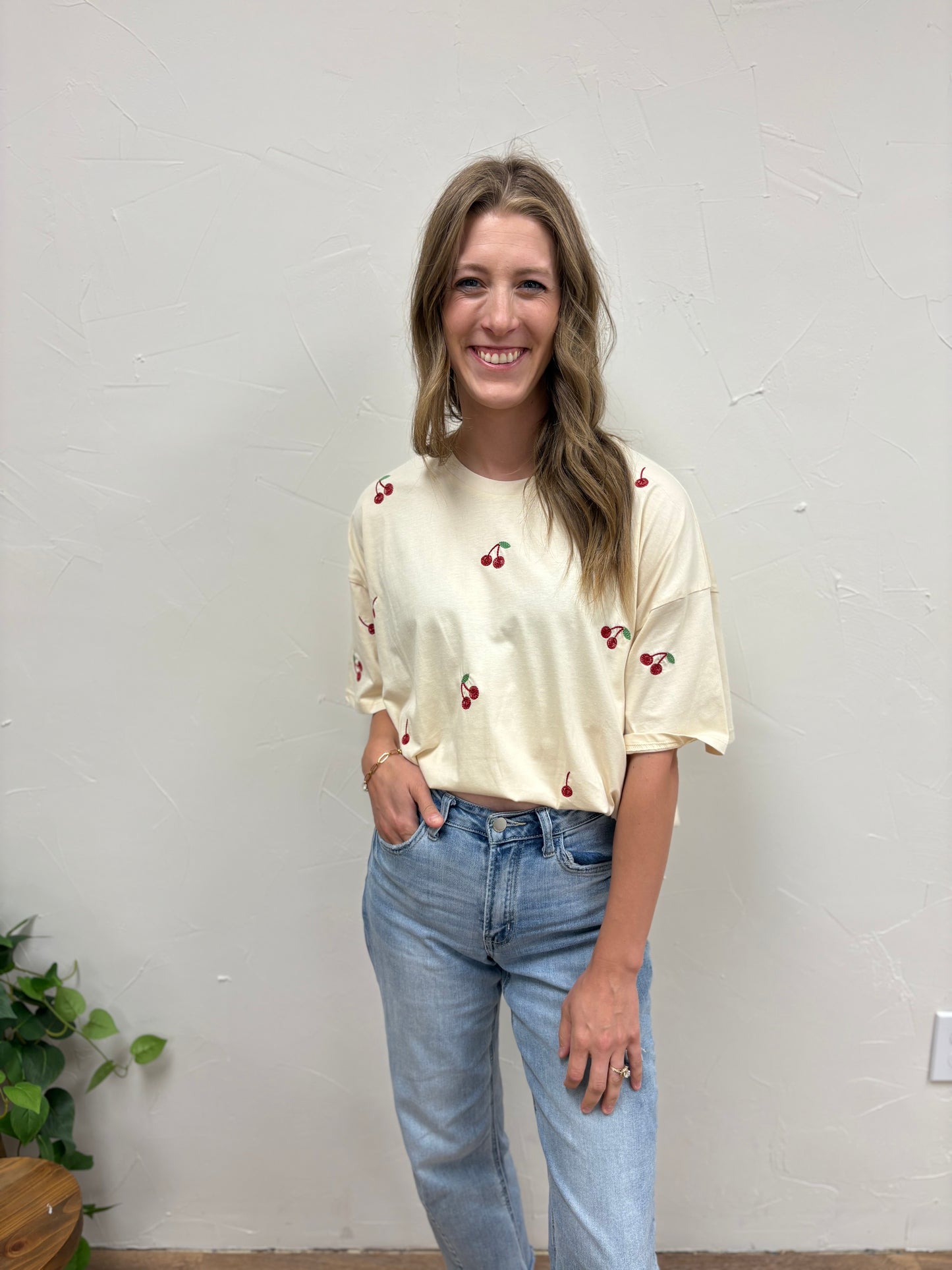 Cherry Oversized Tee