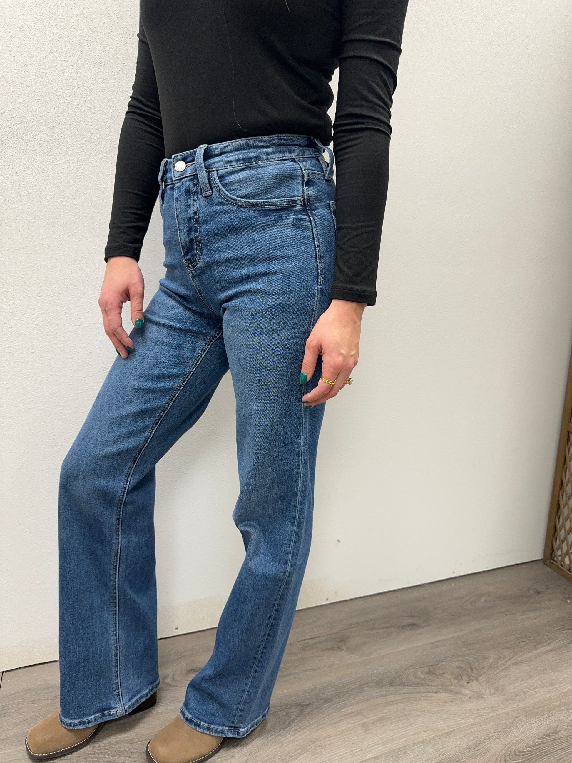 Super High Rise Wide Leg - Three:Twelve Boutique