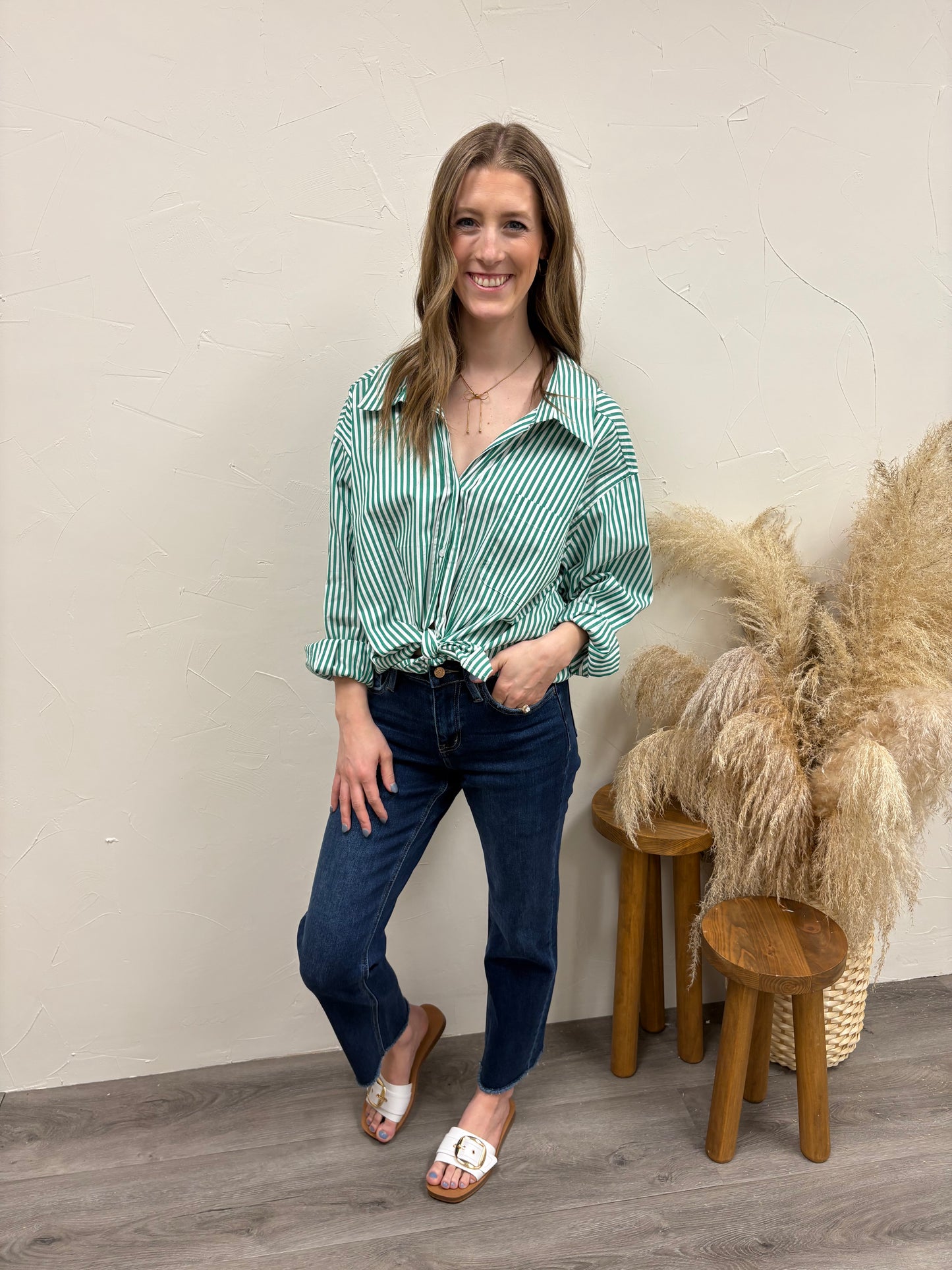 Luna Oversized Stripe Shirt