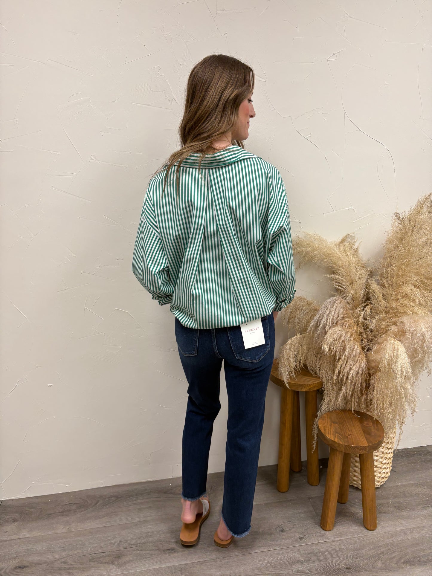 Luna Oversized Stripe Shirt
