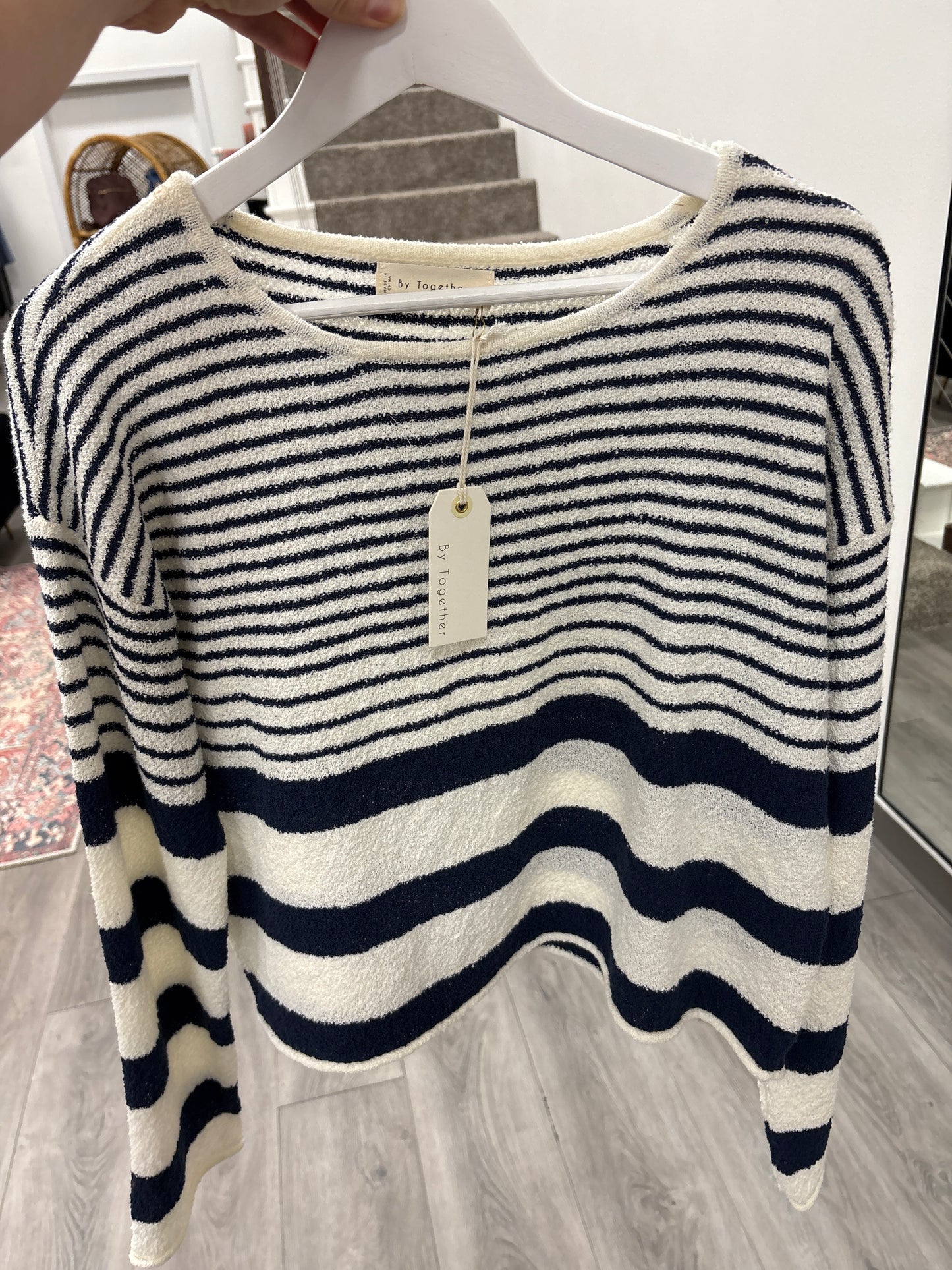 Striped Light Weight Sweater