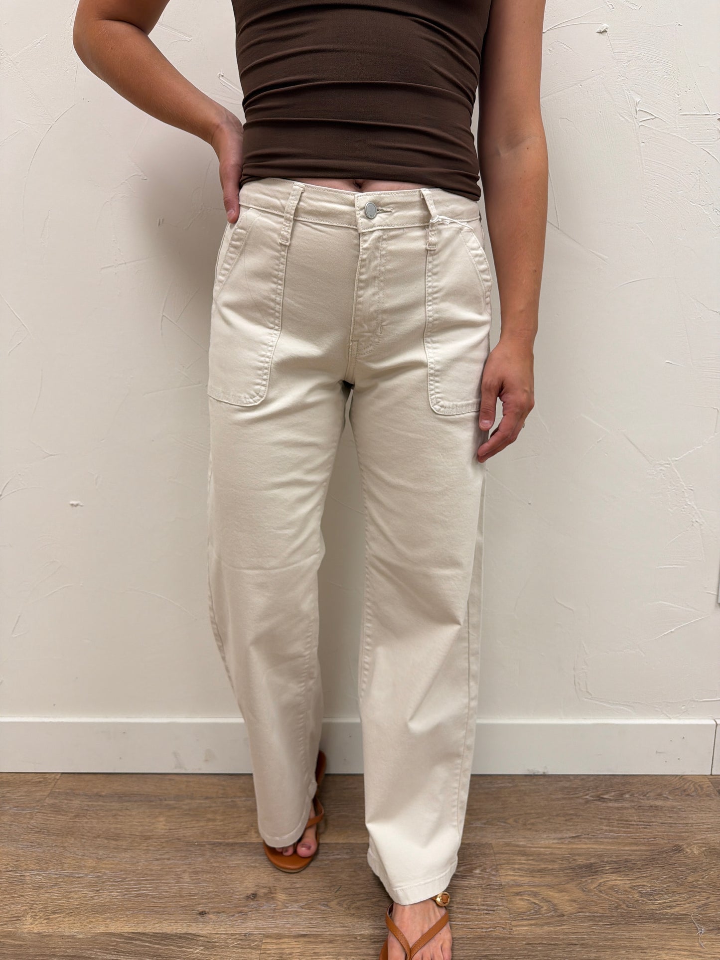Twill Utility Pocket Relaxed Jean
