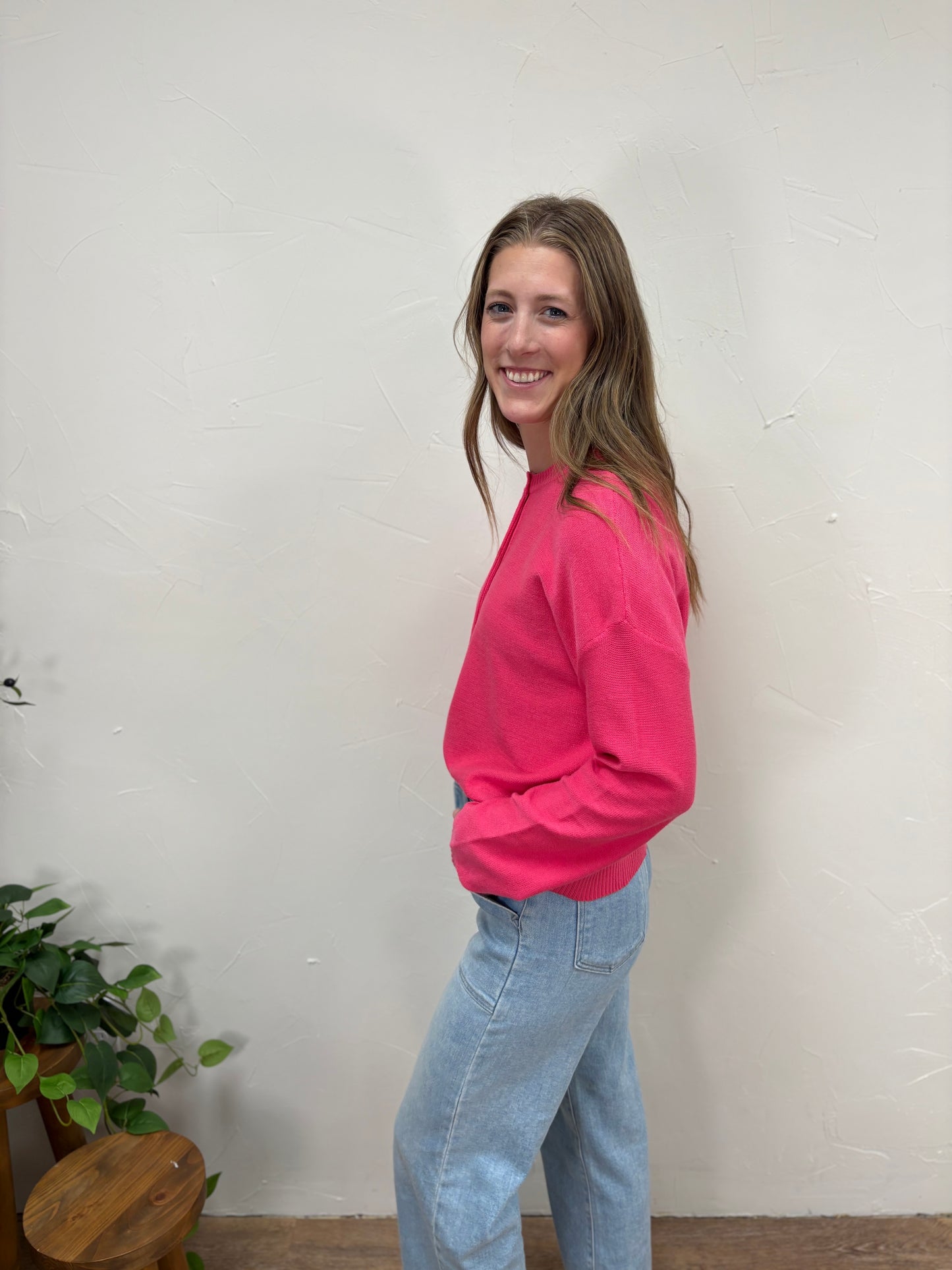 Heny Button Up Sweater