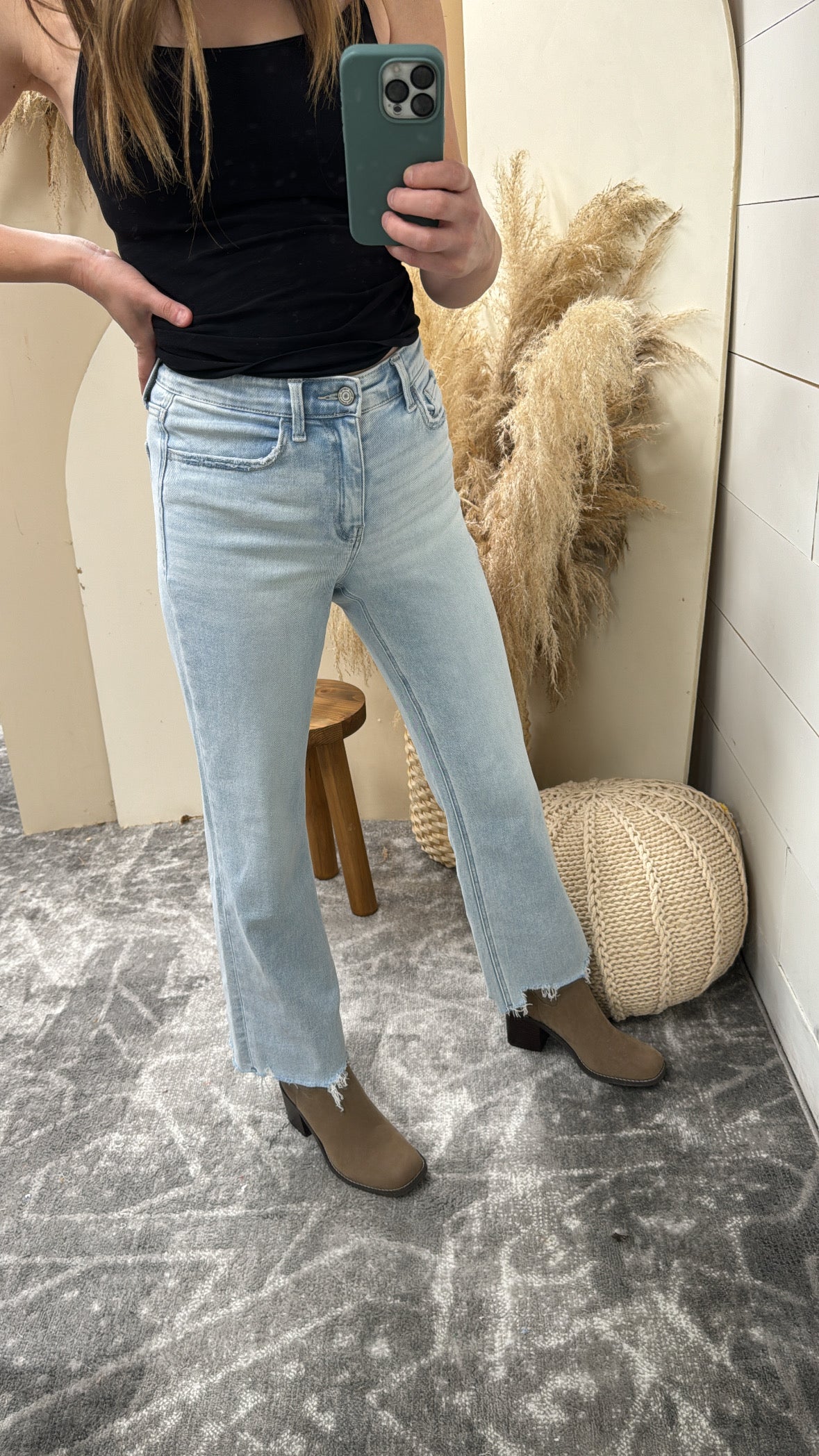 High Rise Slim Wide - Three:Twelve Boutique