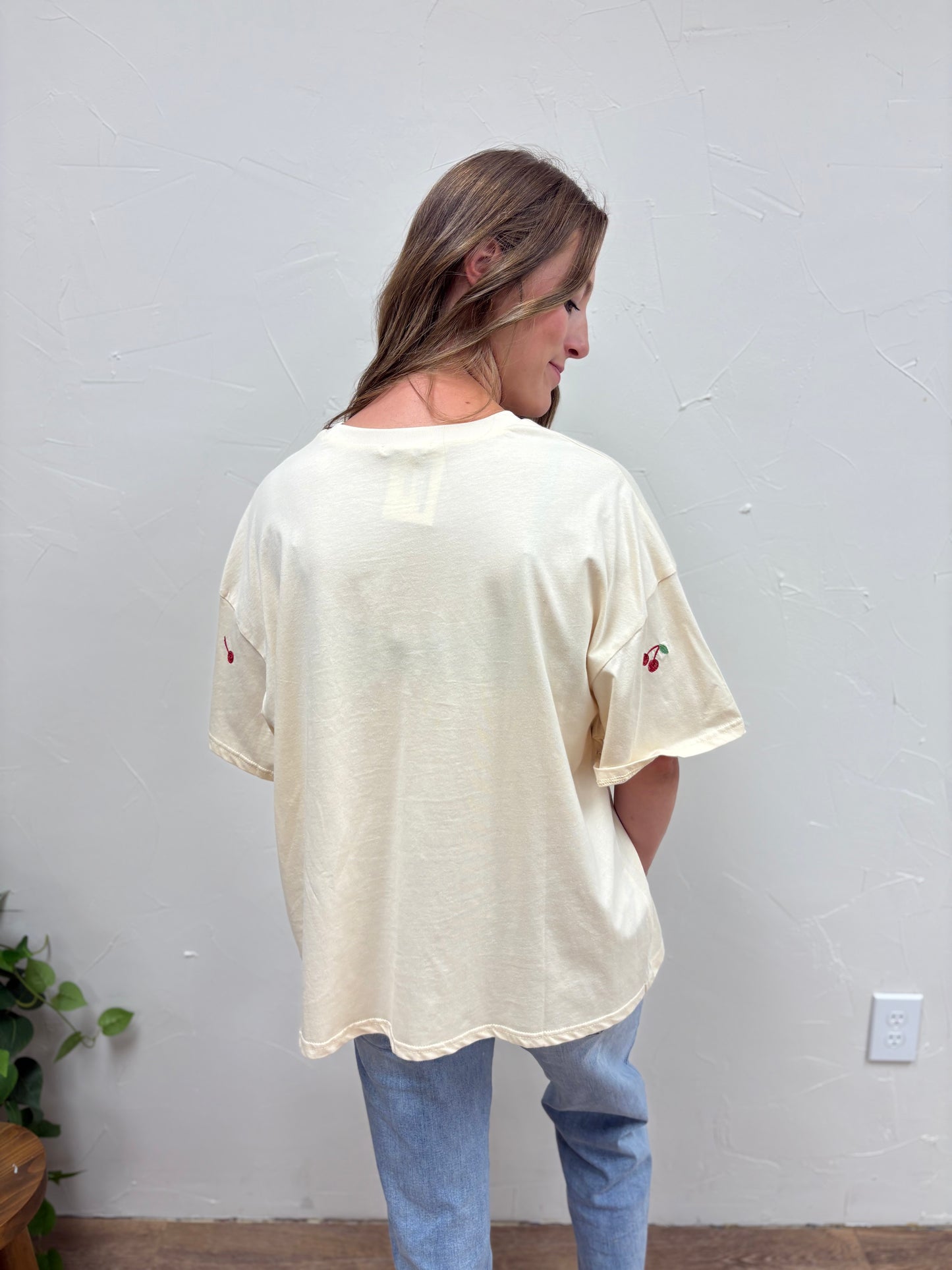 Cherry Oversized Tee