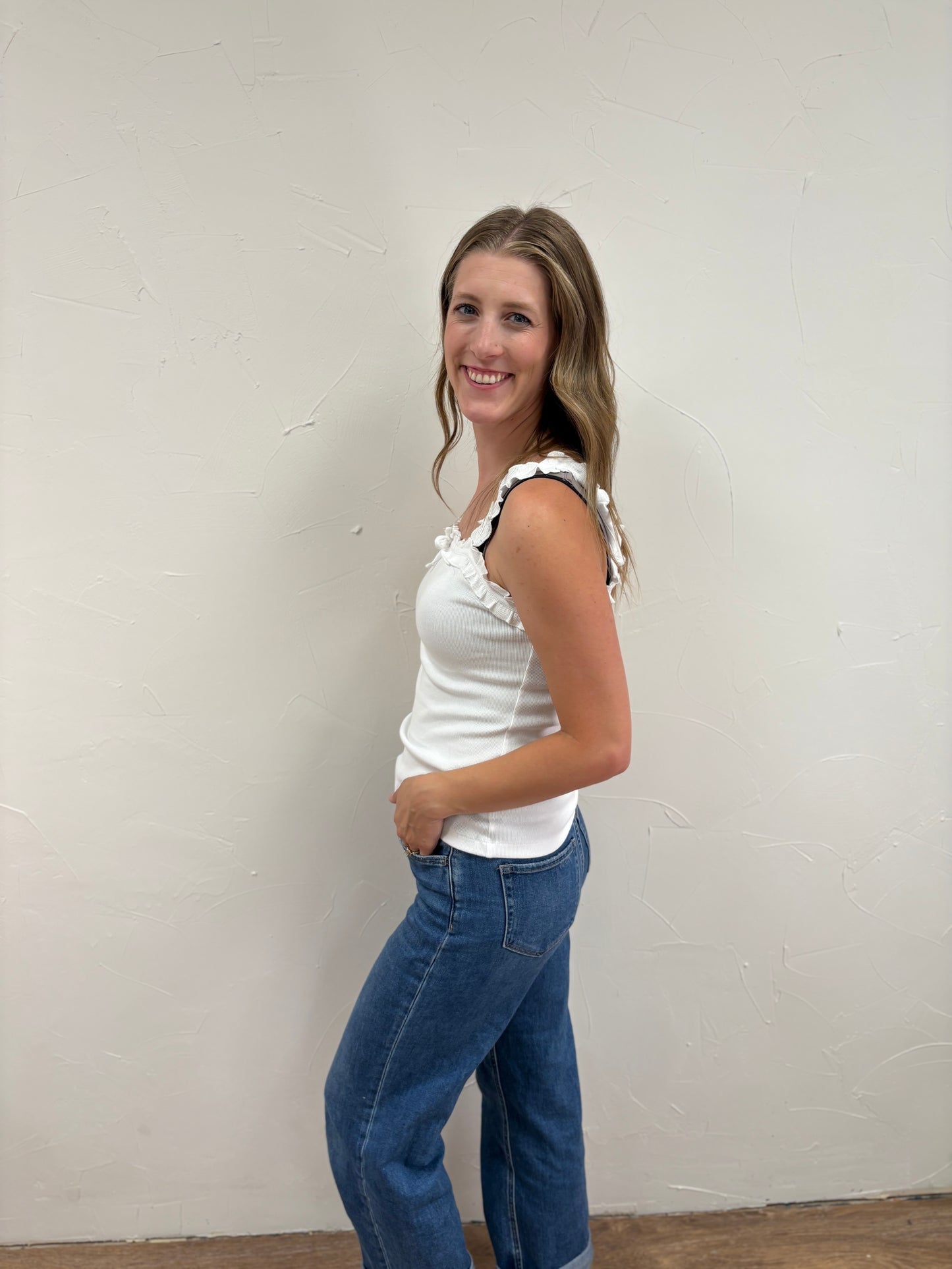 Ruffled Cami Top
