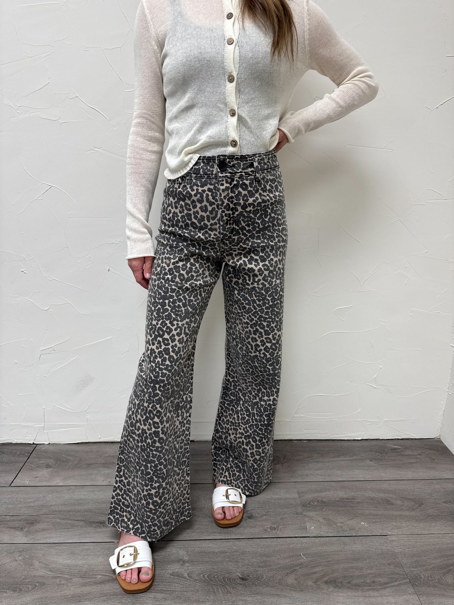 Cheetah Print Jeans