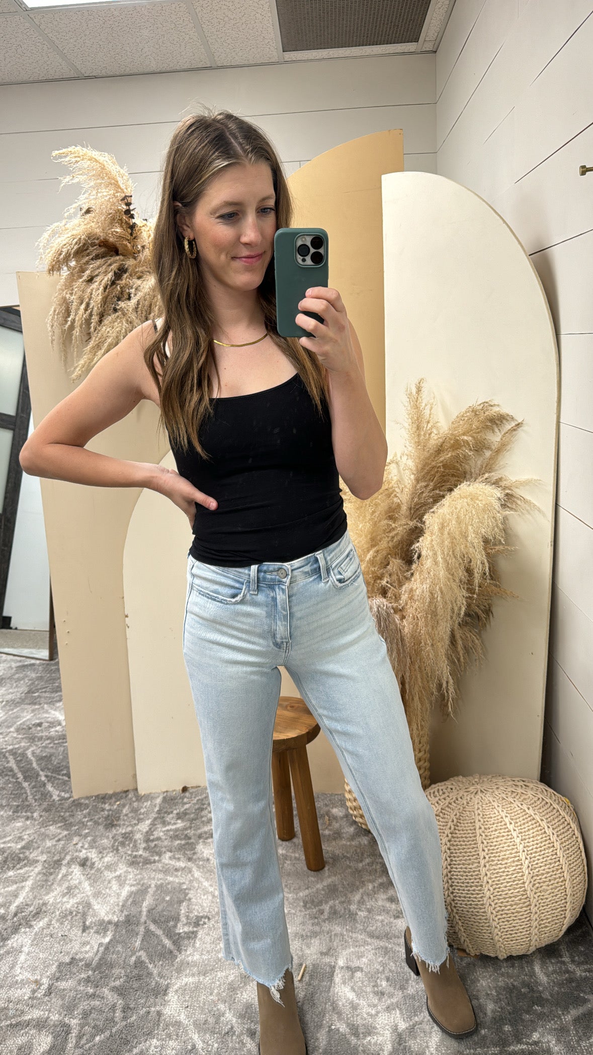 High Rise Slim Wide - Three:Twelve Boutique