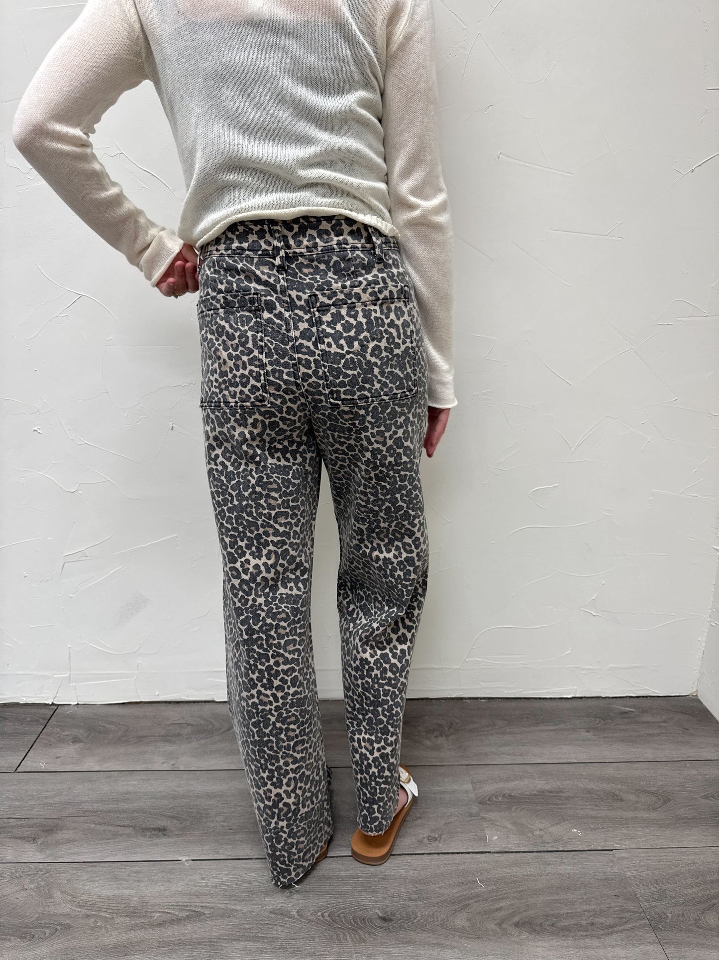 Cheetah Print Jeans