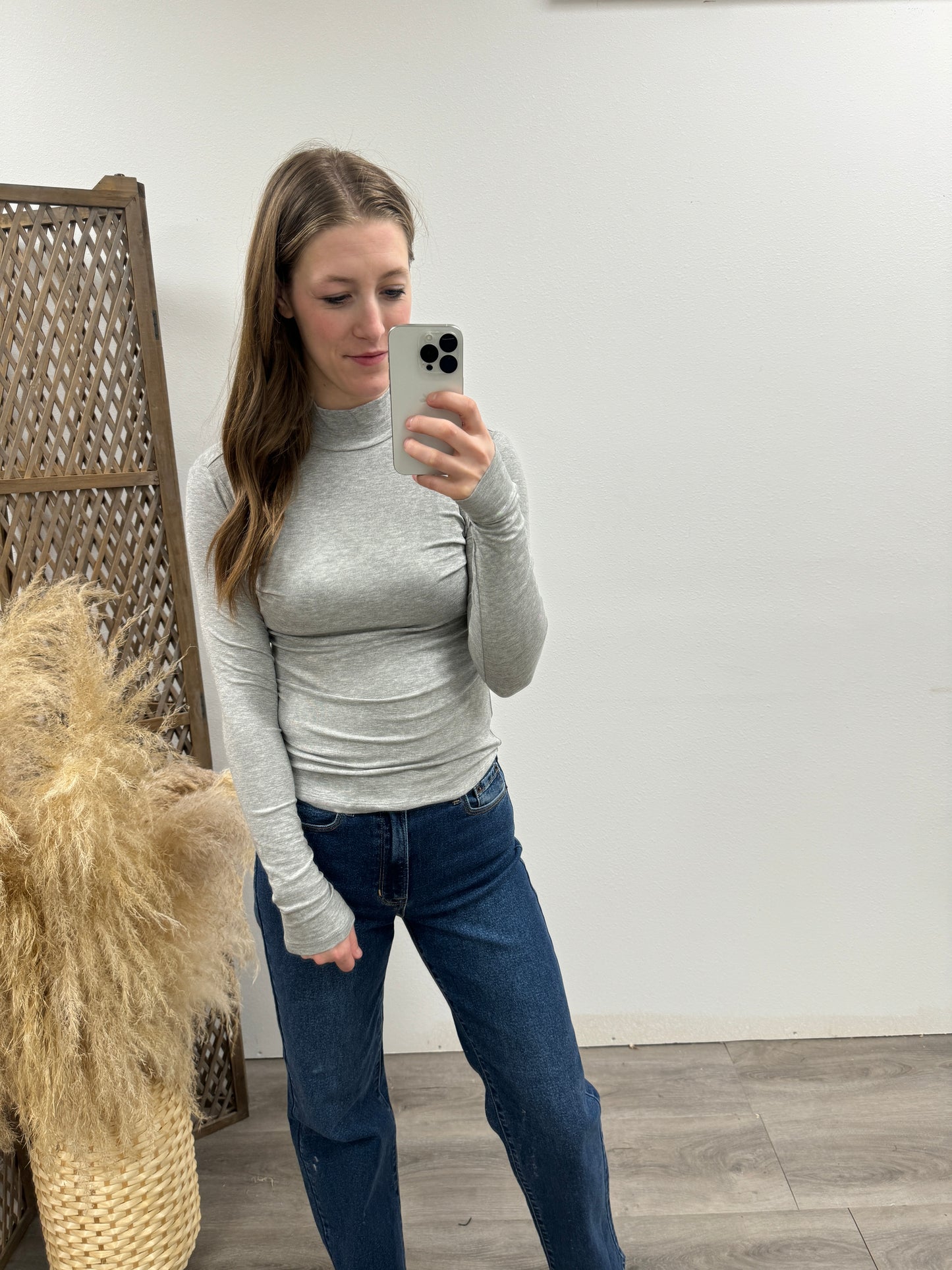 Turtle Neck Top - Three:Twelve Boutique