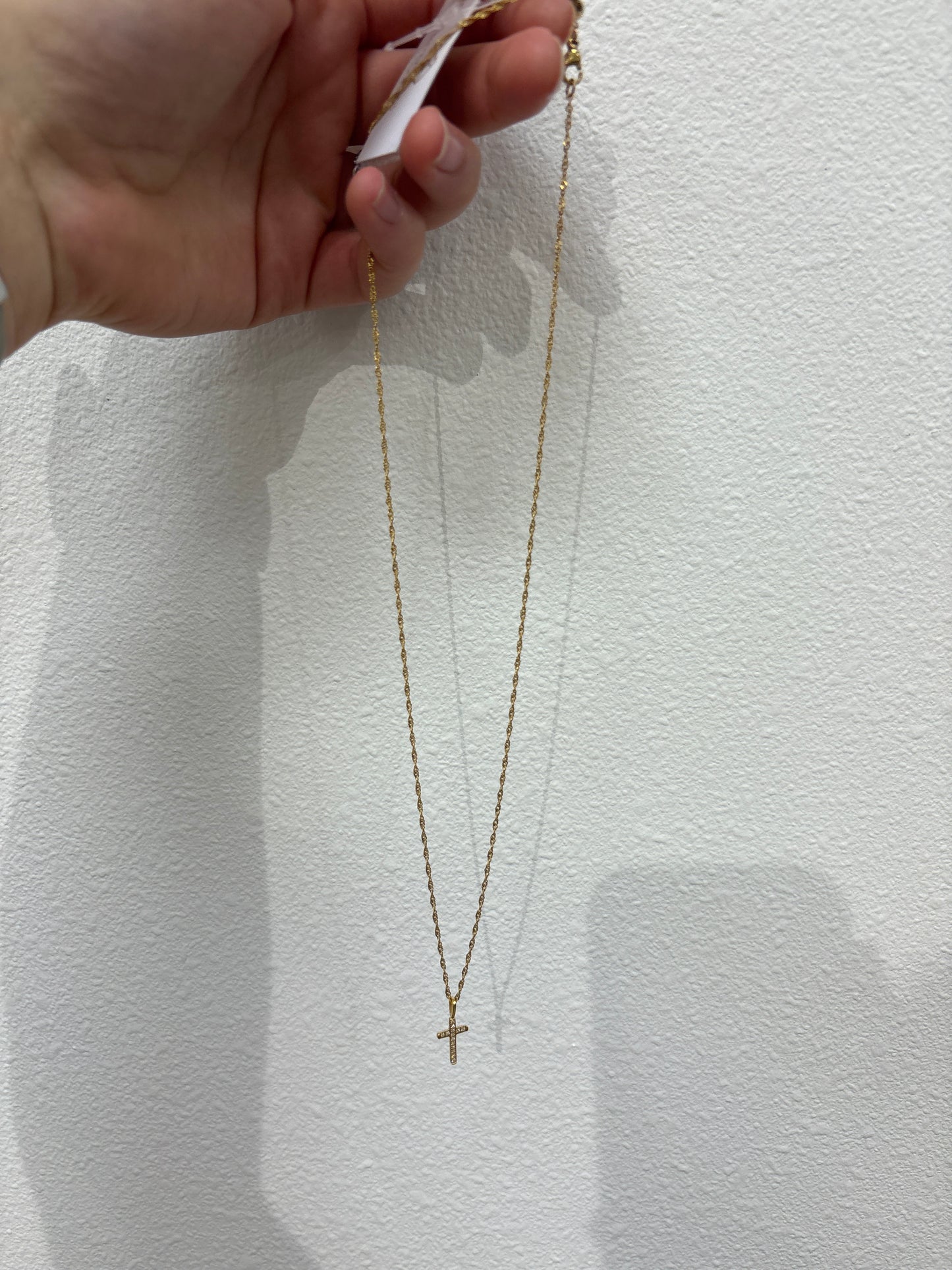 634 Diamond Cross Necklace