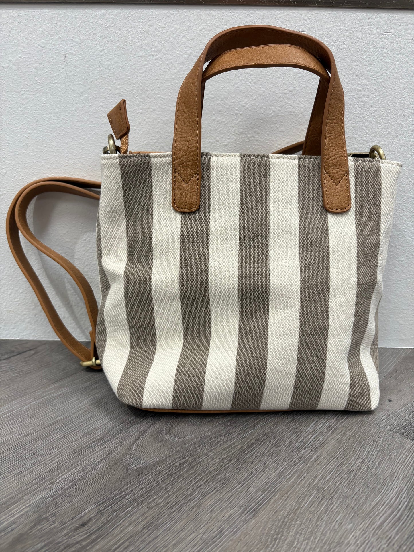 L8285 Awning Stripe Mini Tote