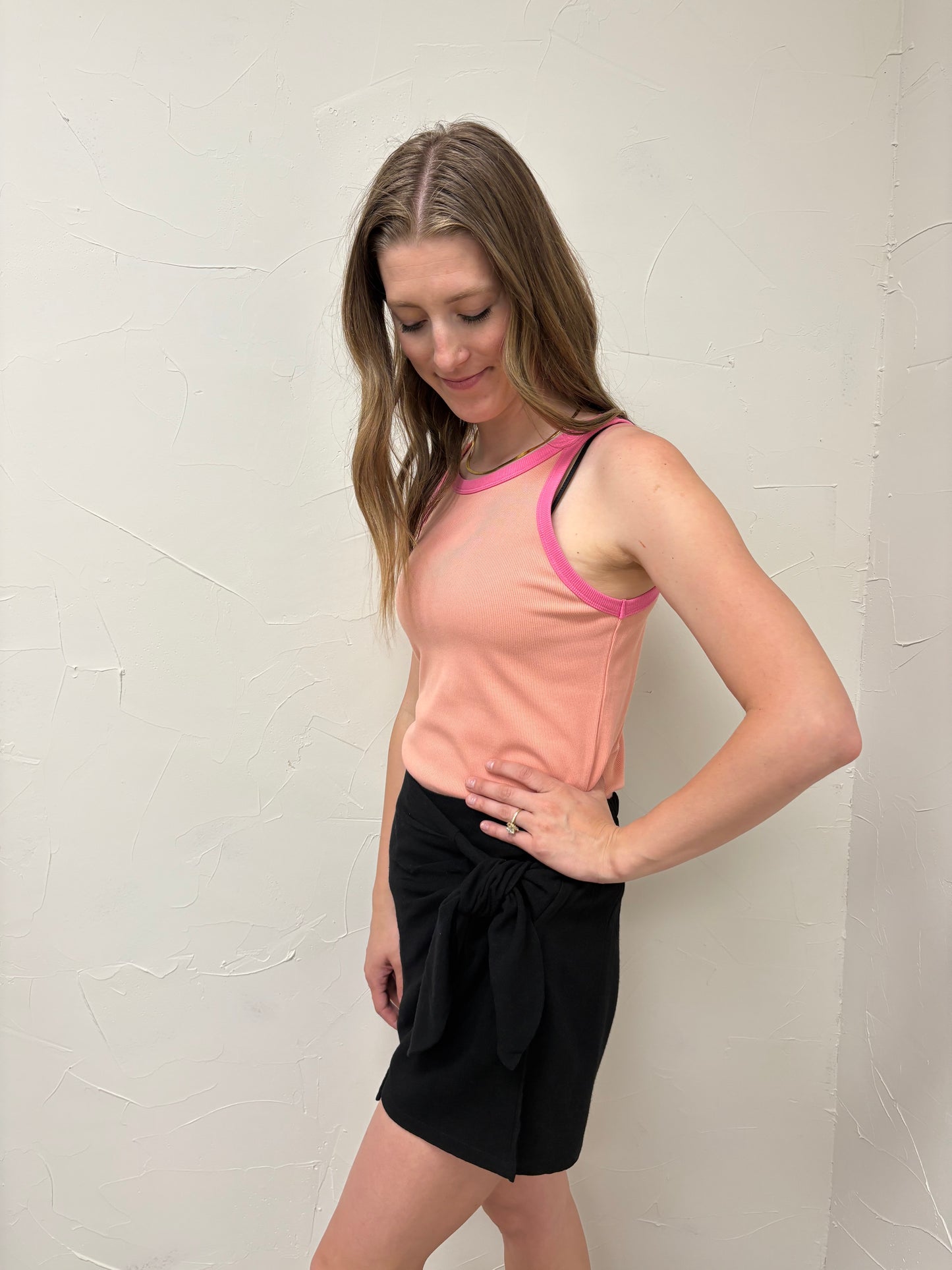 Fitted Ribbed Tank Top