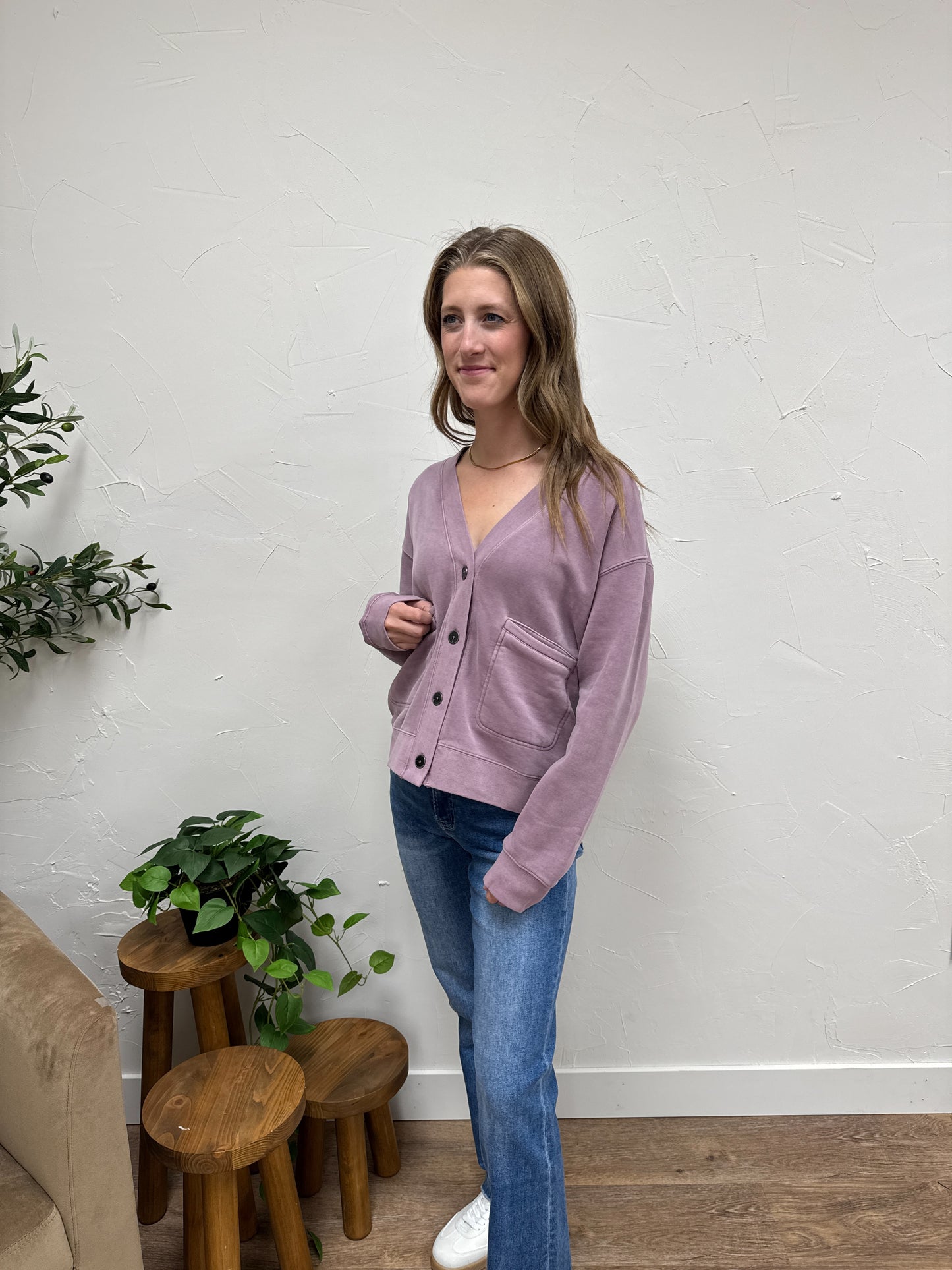 Serenity Fleece Relaxed Cardigan