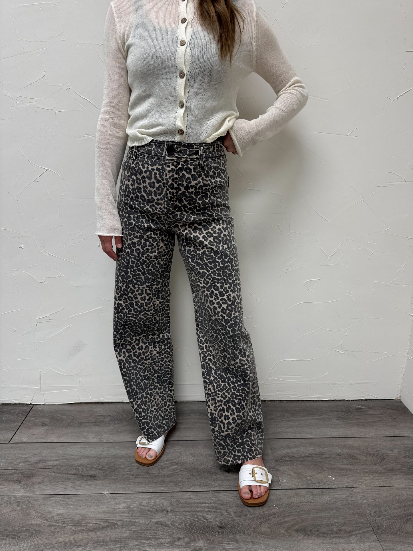 Cheetah Print Jeans