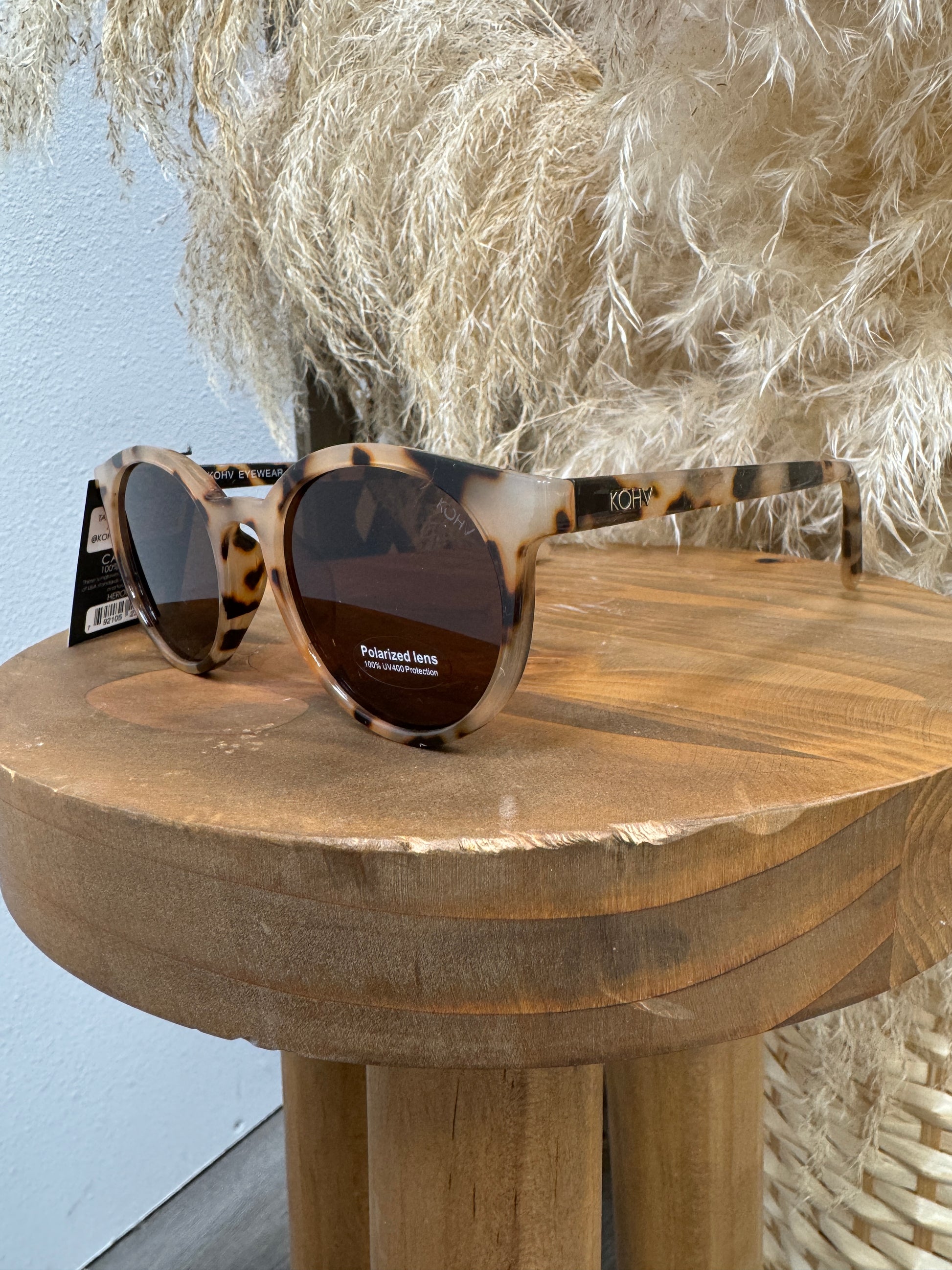 HERON LATTE TORTOISE - POLARIZED - Three:Twelve Boutique