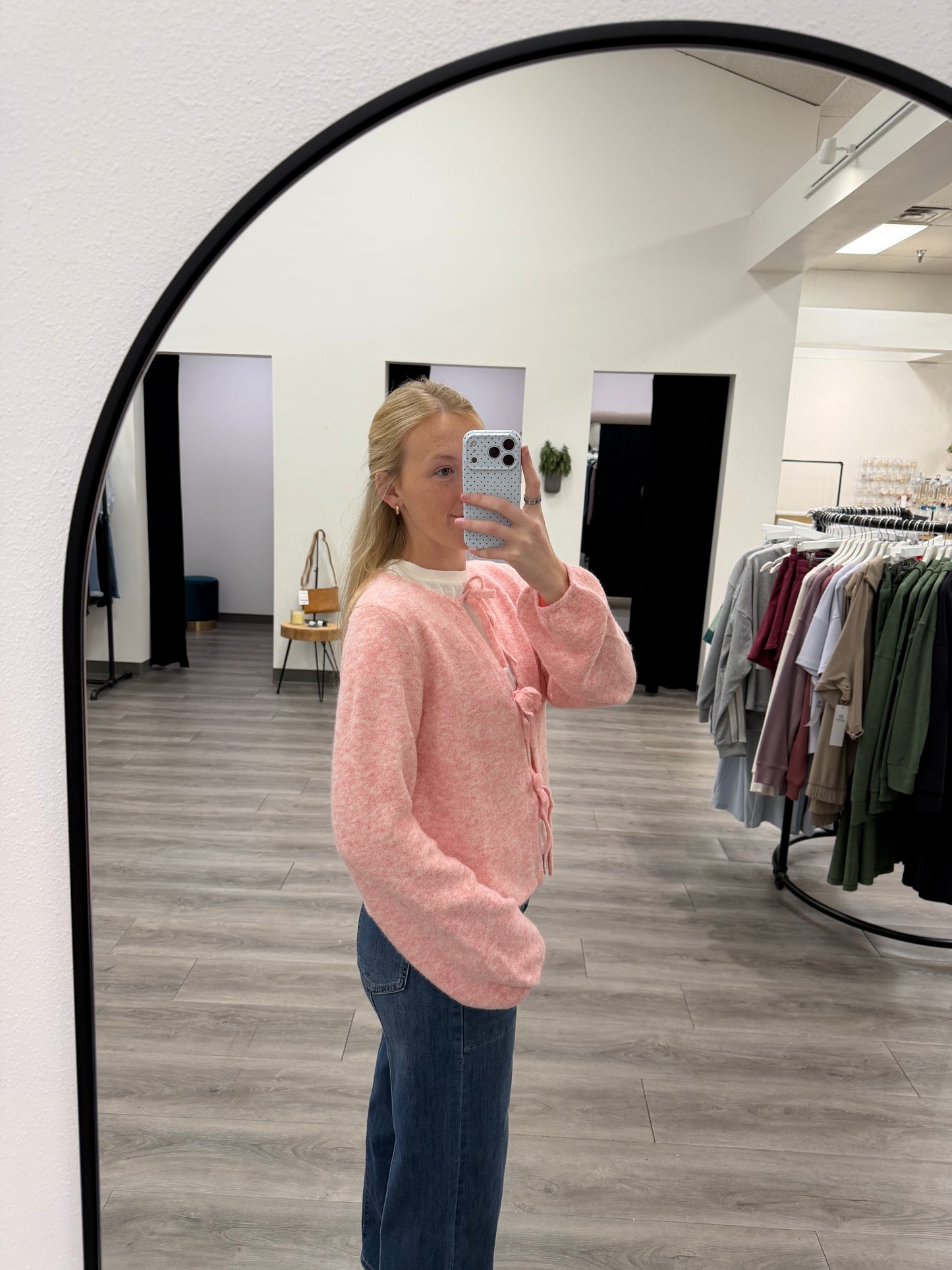 Front Tie sweater Cardigan