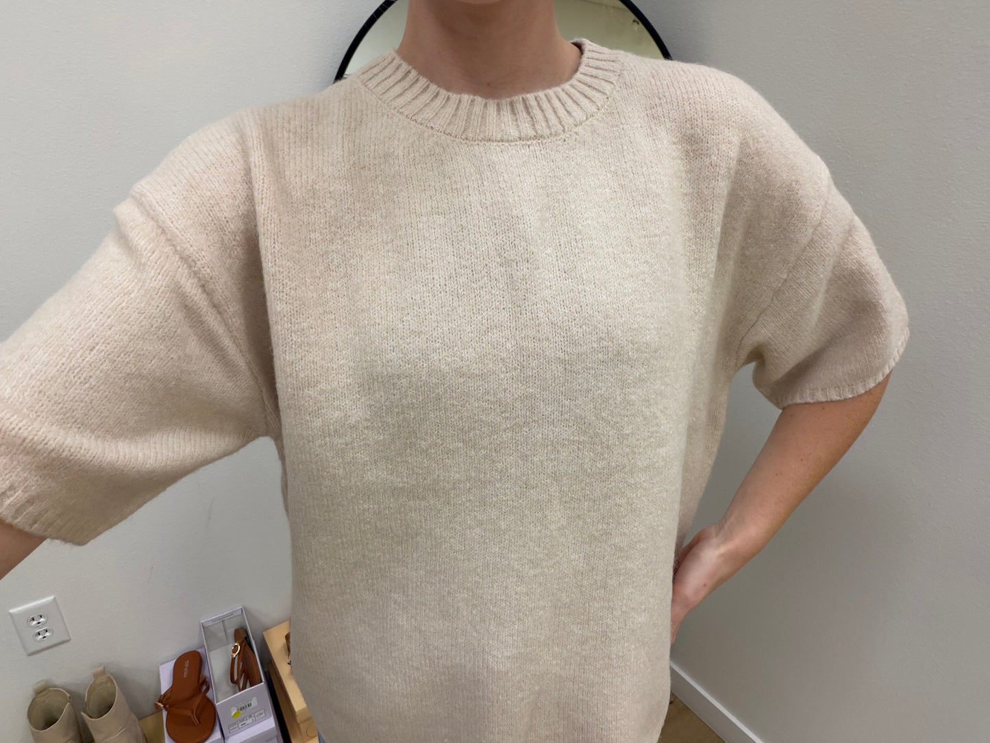 Oversized Drop Shoulder Sweater
