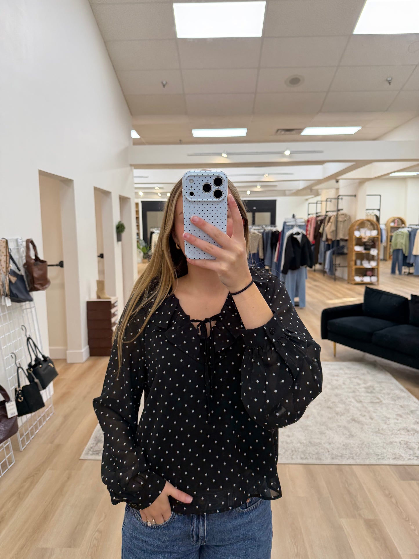 Dorrie Dots Top