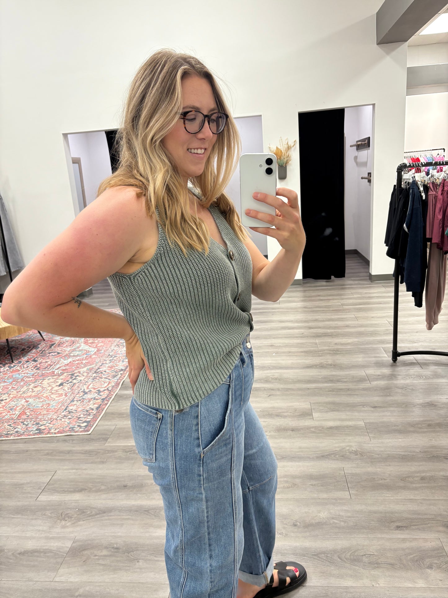 Button-up Sweater Vest